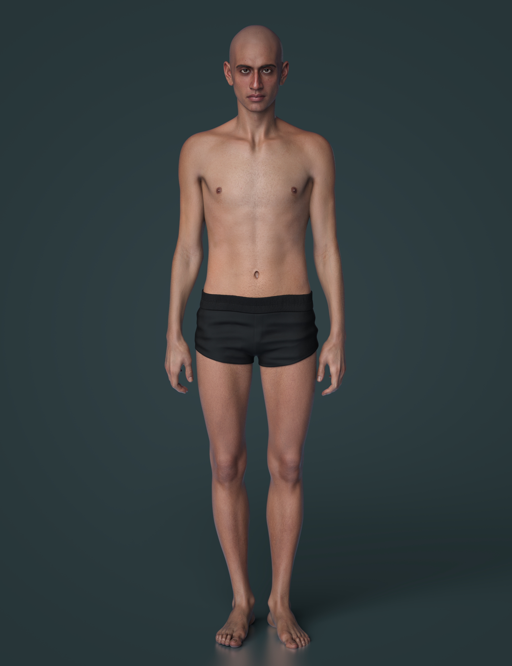 John 9 Skinny Shape Add-On by: , 3D Models by Daz 3D