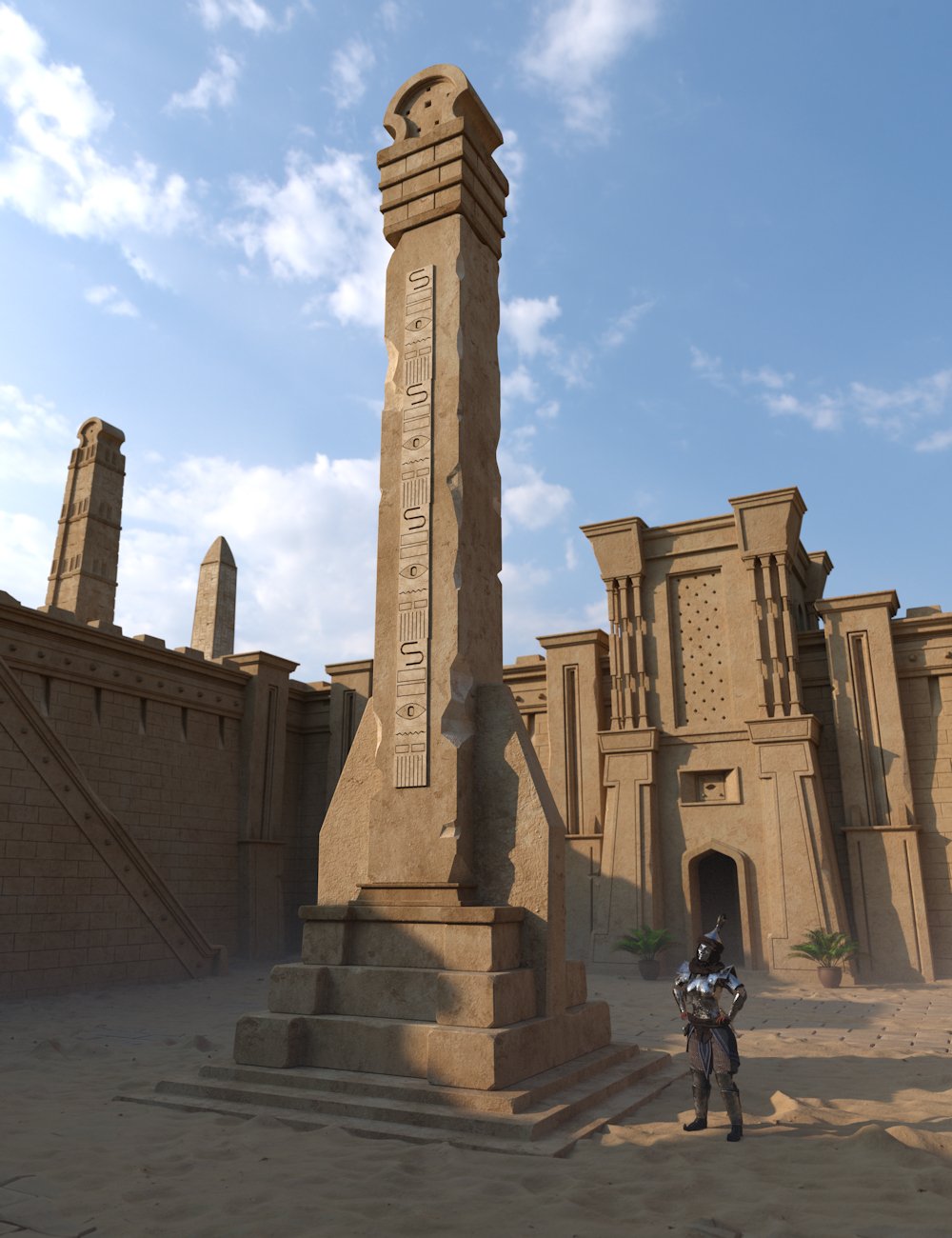 Egyptian Obelisks | Daz 3D