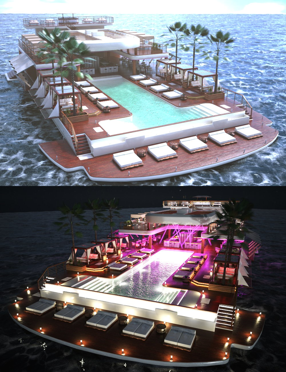 XI Floating Club by: Xivon, 3D Models by Daz 3D