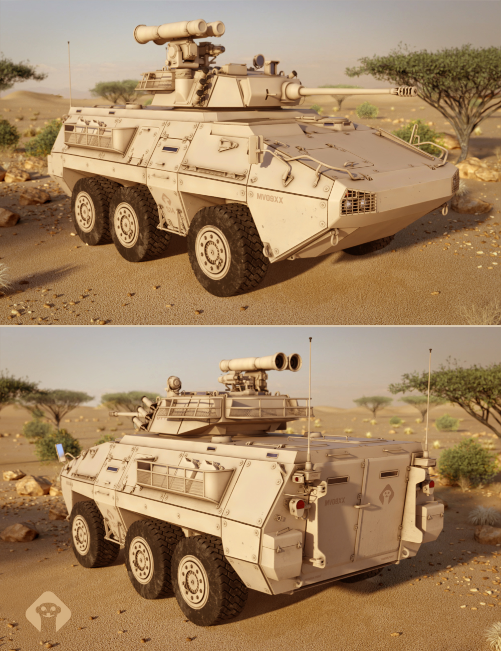 Armored Personnel Carrier Suricate by: colorcat, 3D Models by Daz 3D