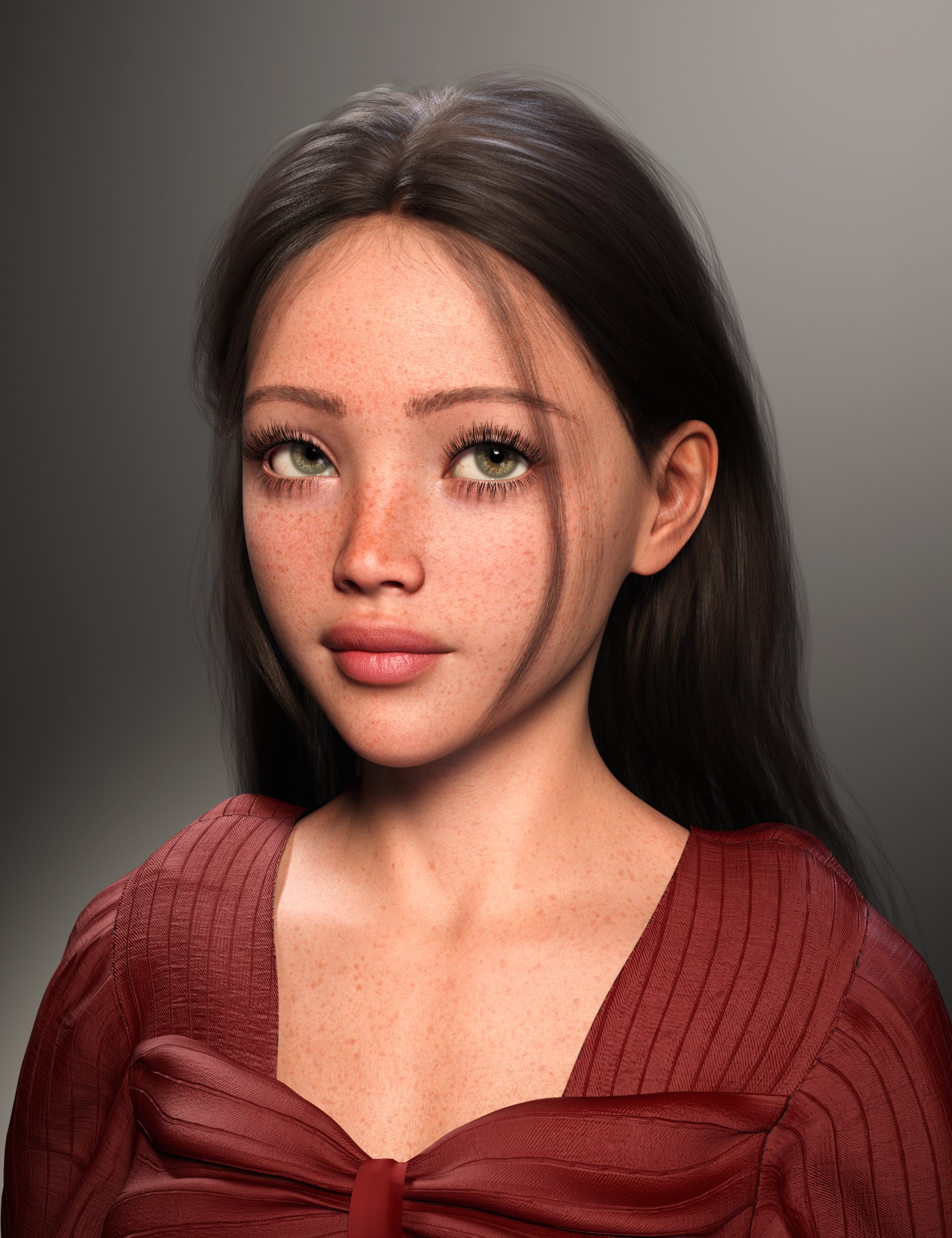 FE Long Gentle Hair for Genesis 9 | Daz 3D