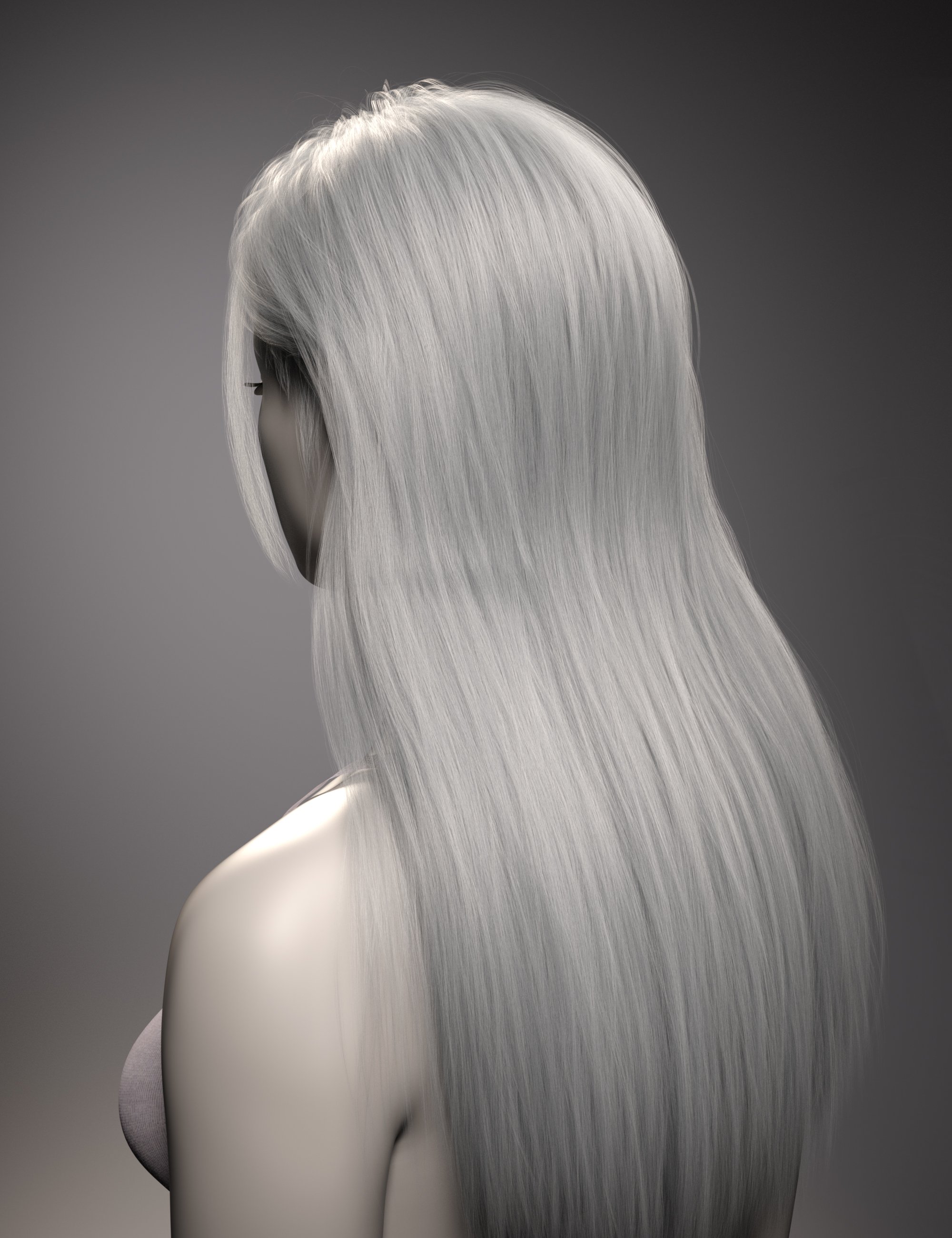 FE Long Gentle Hair for Genesis 9 | Daz 3D