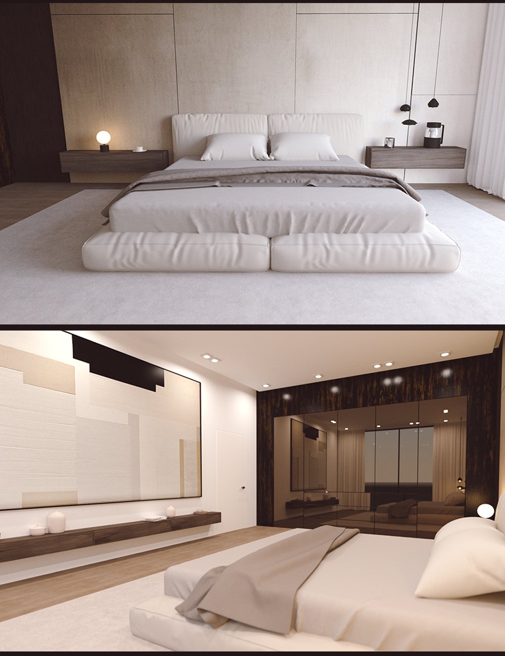 Minimalism Bedroom by: Polish, 3D Models by Daz 3D