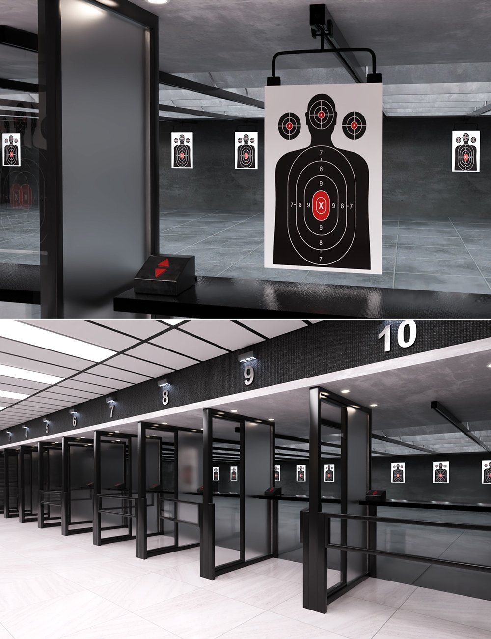 Shooting Range by: Tesla3dCorp, 3D Models by Daz 3D