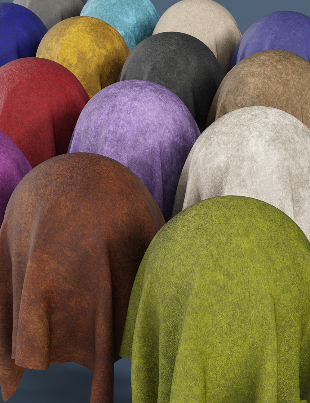 DD PBR Suede Leather Shaders for Iray by: Digital Delirium, 3D Models by Daz 3D