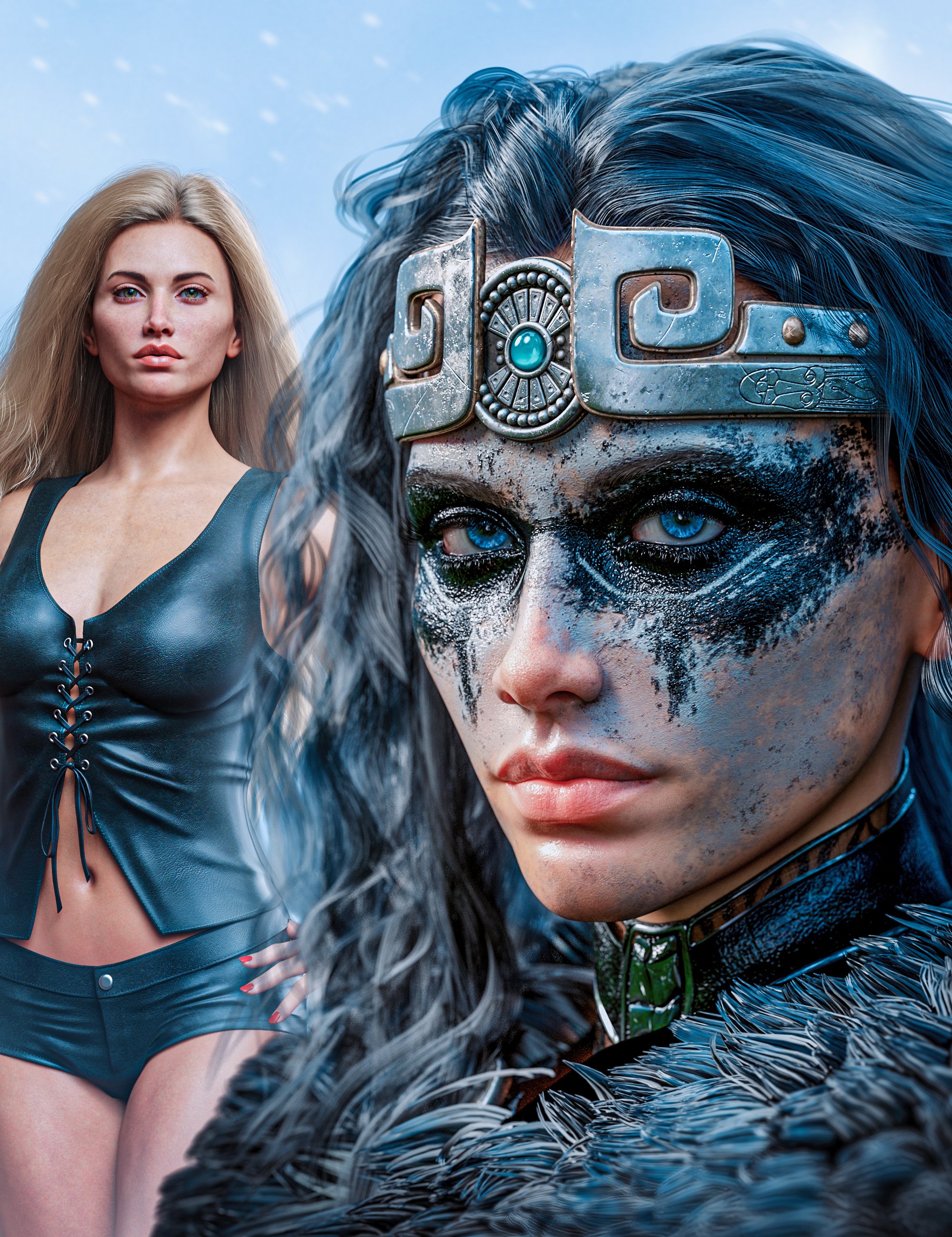 CJ Sage HD For Genesis 9 by: Colm Jackson, 3D Models by Daz 3D