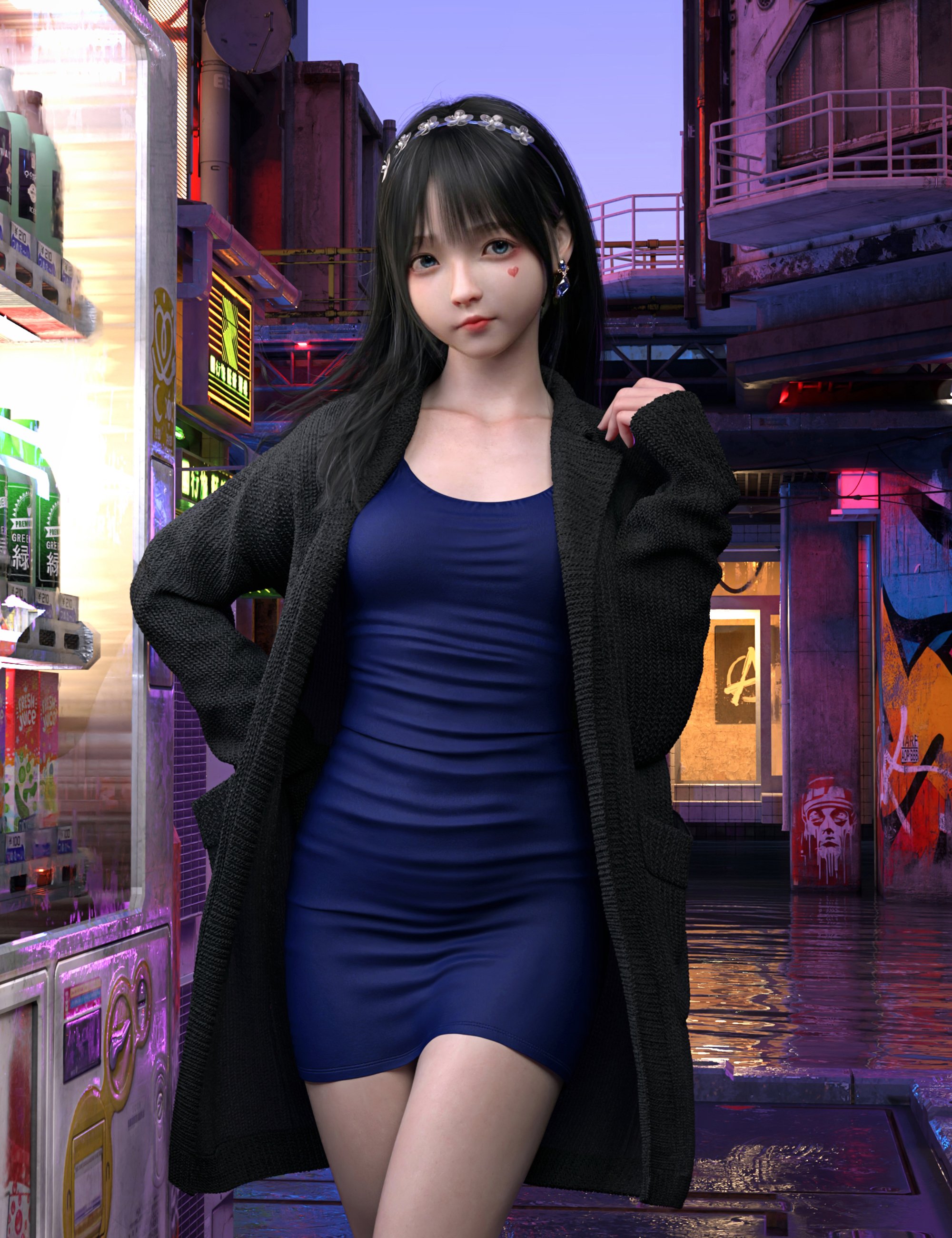 dForce SU Fall Fashion Set for Genesis 9, 8.1, and 8 Female by: Sue Yee, 3D Models by Daz 3D