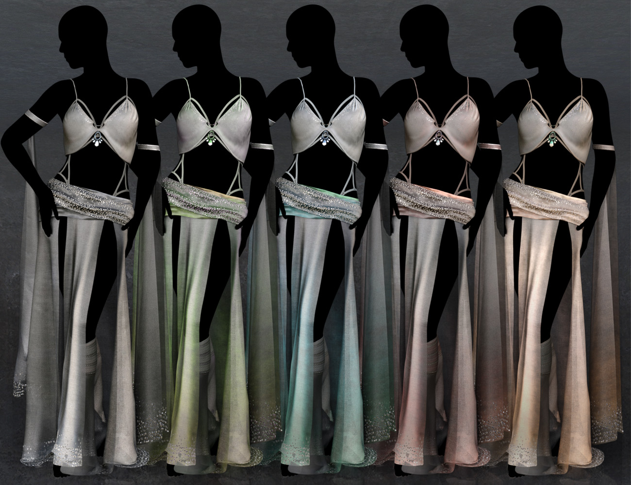 CB Ella HD Character, dForce Clothing and Jewelry Bundle for Genesis 9 ...