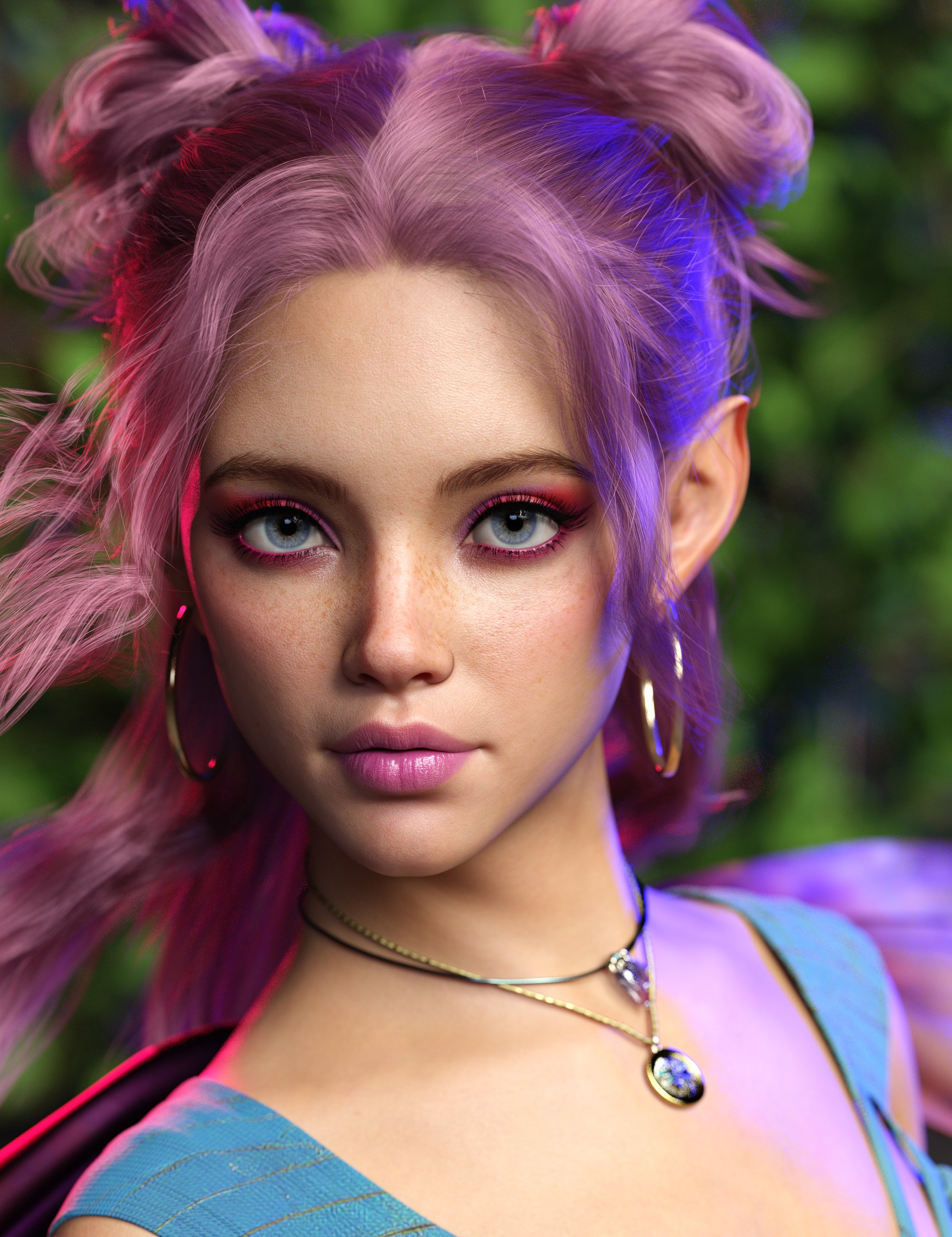 P3D Shayleen HD for Genesis 9 by: P3Design, 3D Models by Daz 3D