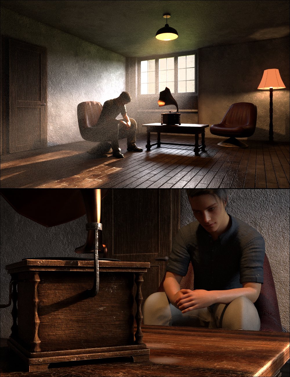 The Abandoned Room by: Mytilus, 3D Models by Daz 3D
