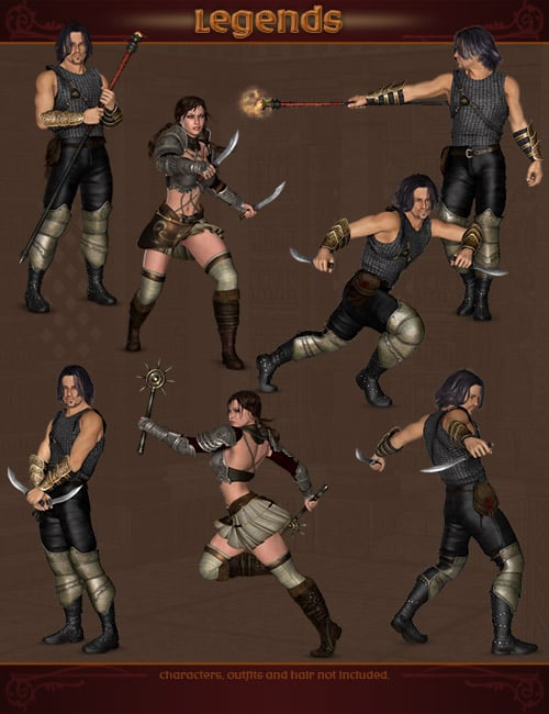 DMs Legends DMs Legends by: Daniemarforno, 3D Models by Daz 3D