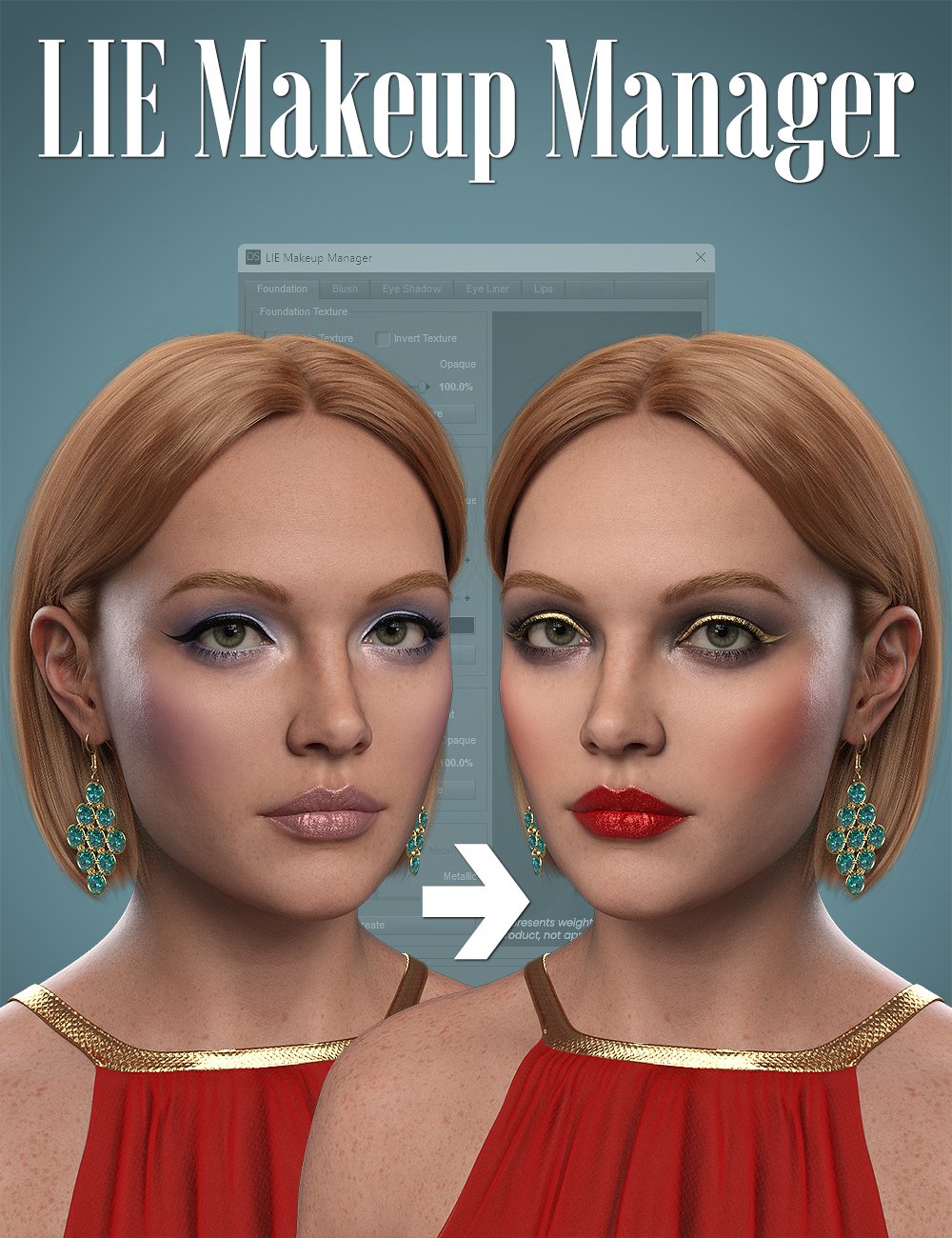LIE Makeup Manager by: Silas3DJosh Darling, 3D Models by Daz 3D
