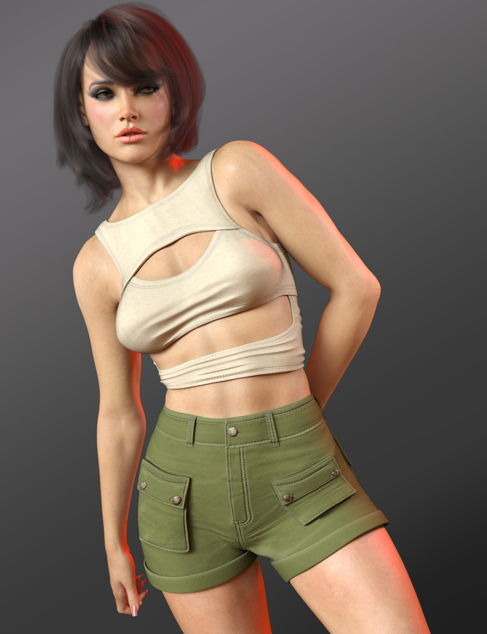 X-Fashion Casual Styling Outfit for Genesis 9 by: xtrart-3d, 3D Models by Daz 3D