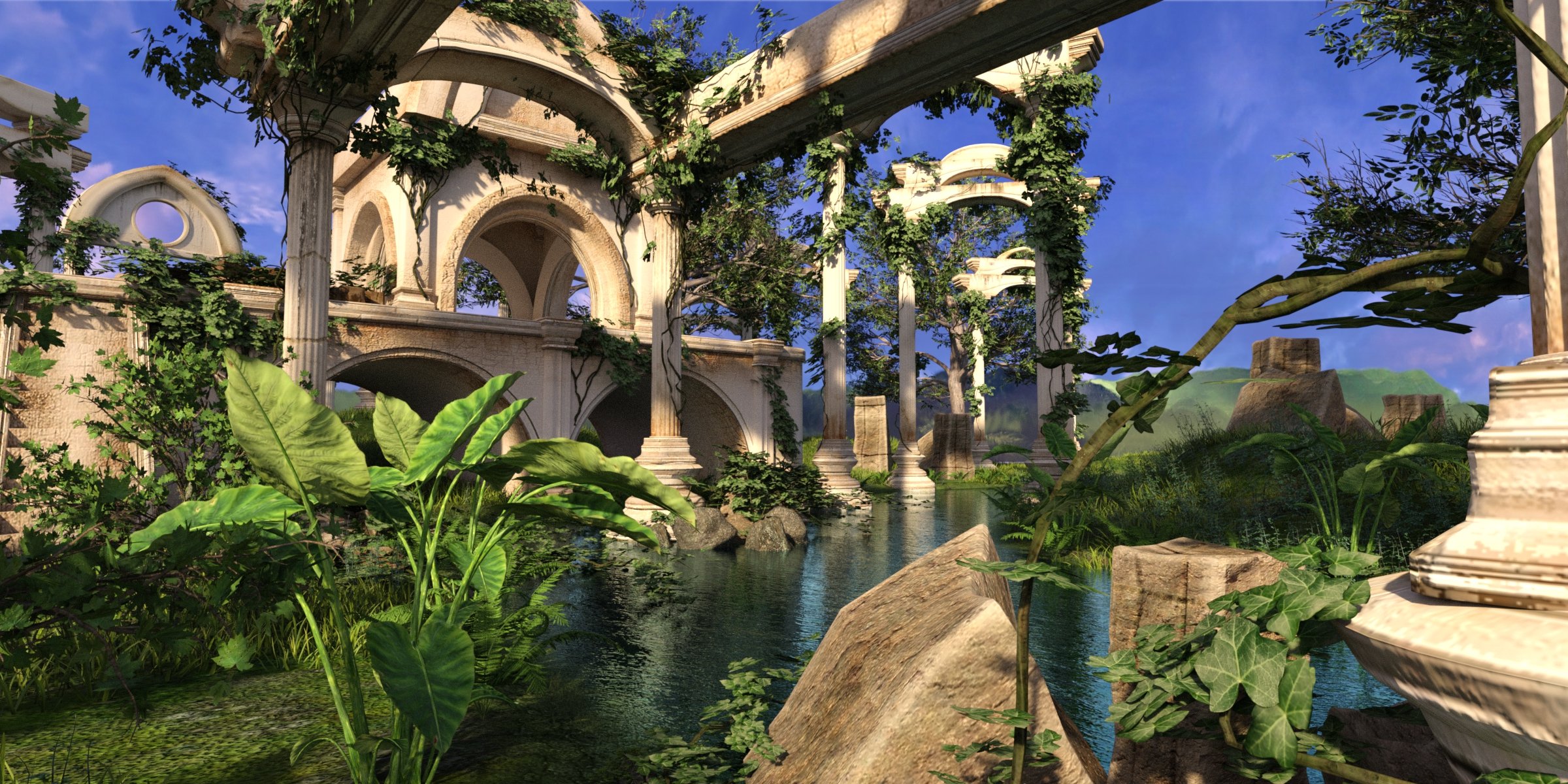 Ancient Mystic Ruins - Sky-Ray World