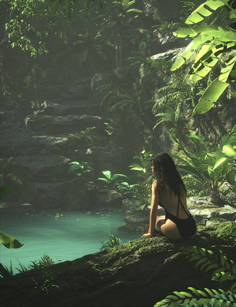 The Jungle Crossing by: Stonemason, 3D Models by Daz 3D