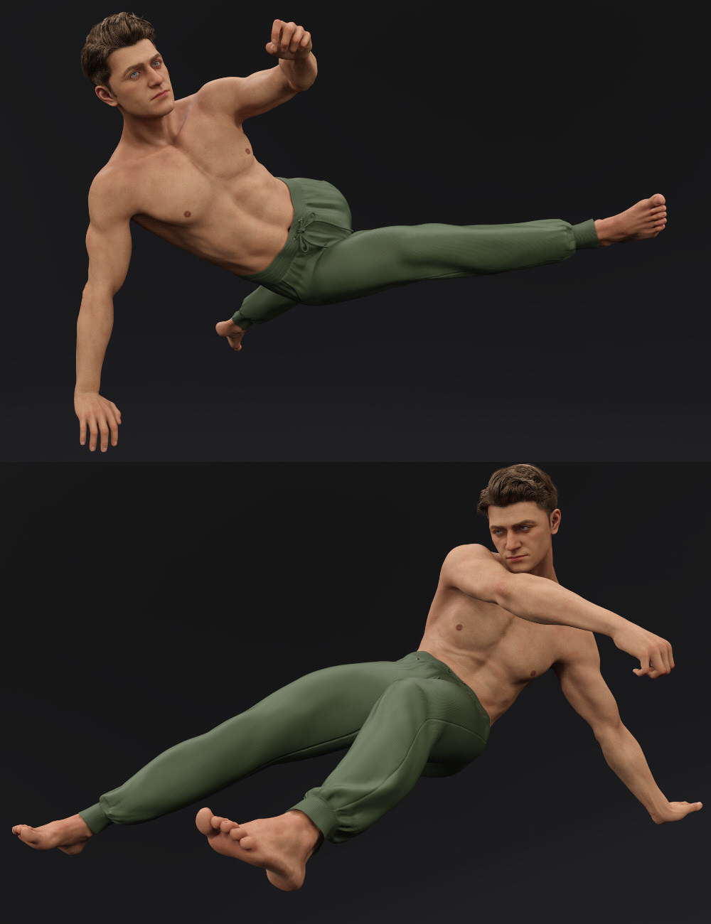 MMX Action Packed Poses 2 for Genesis 9 | Daz 3D