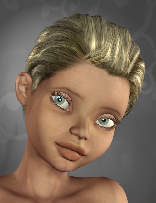 Preppy Hairstyle Preppy Hairstyle by: Neftis3D, 3D Models by Daz 3D