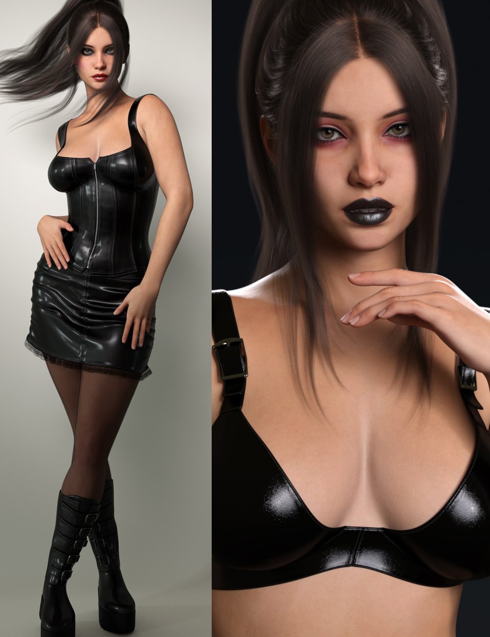 RY Leonore Character, Clothing and Hair Bundle by: outoftouchRaiya, 3D Models by Daz 3D