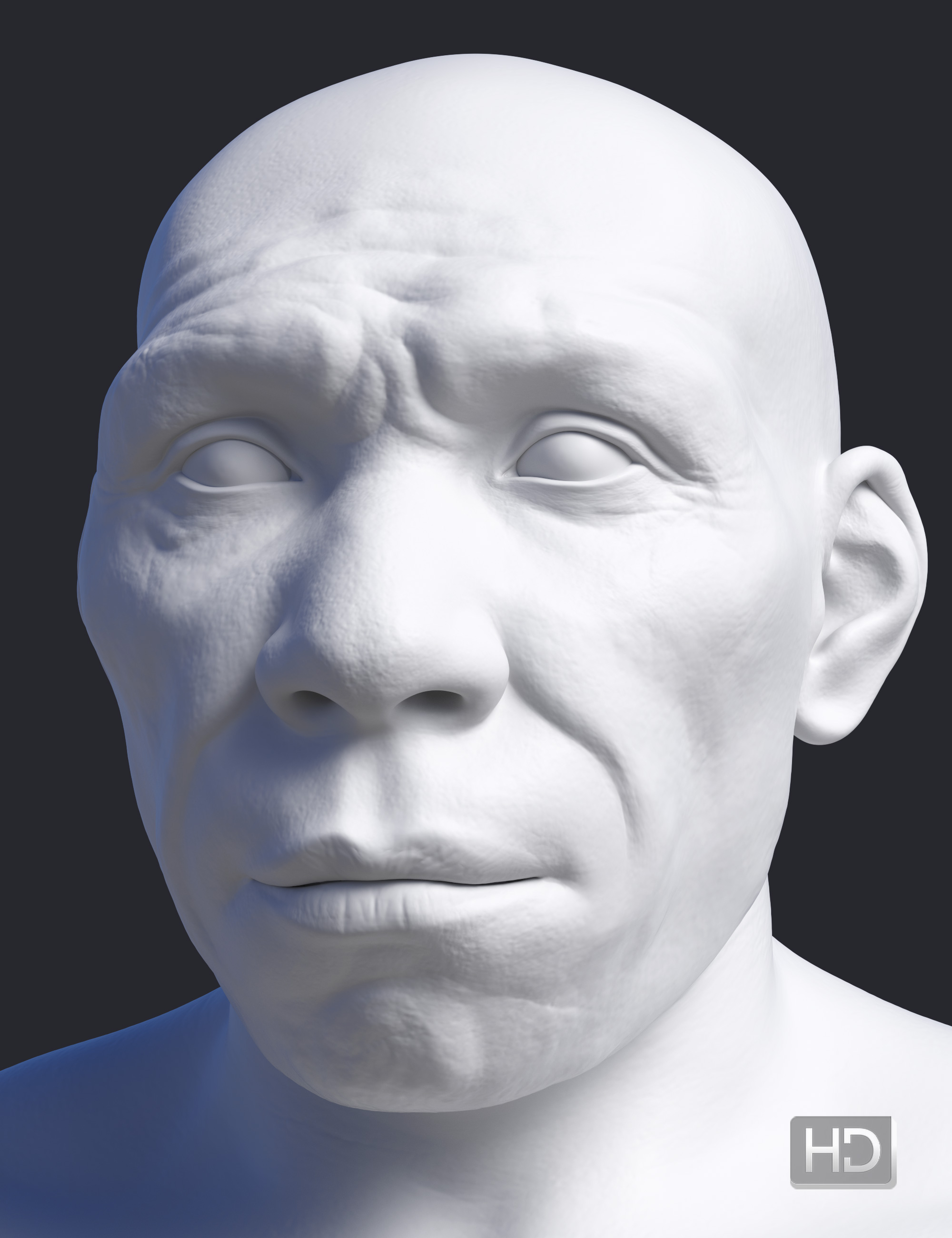 Neanderthal 9 HD Add-On by: , 3D Models by Daz 3D