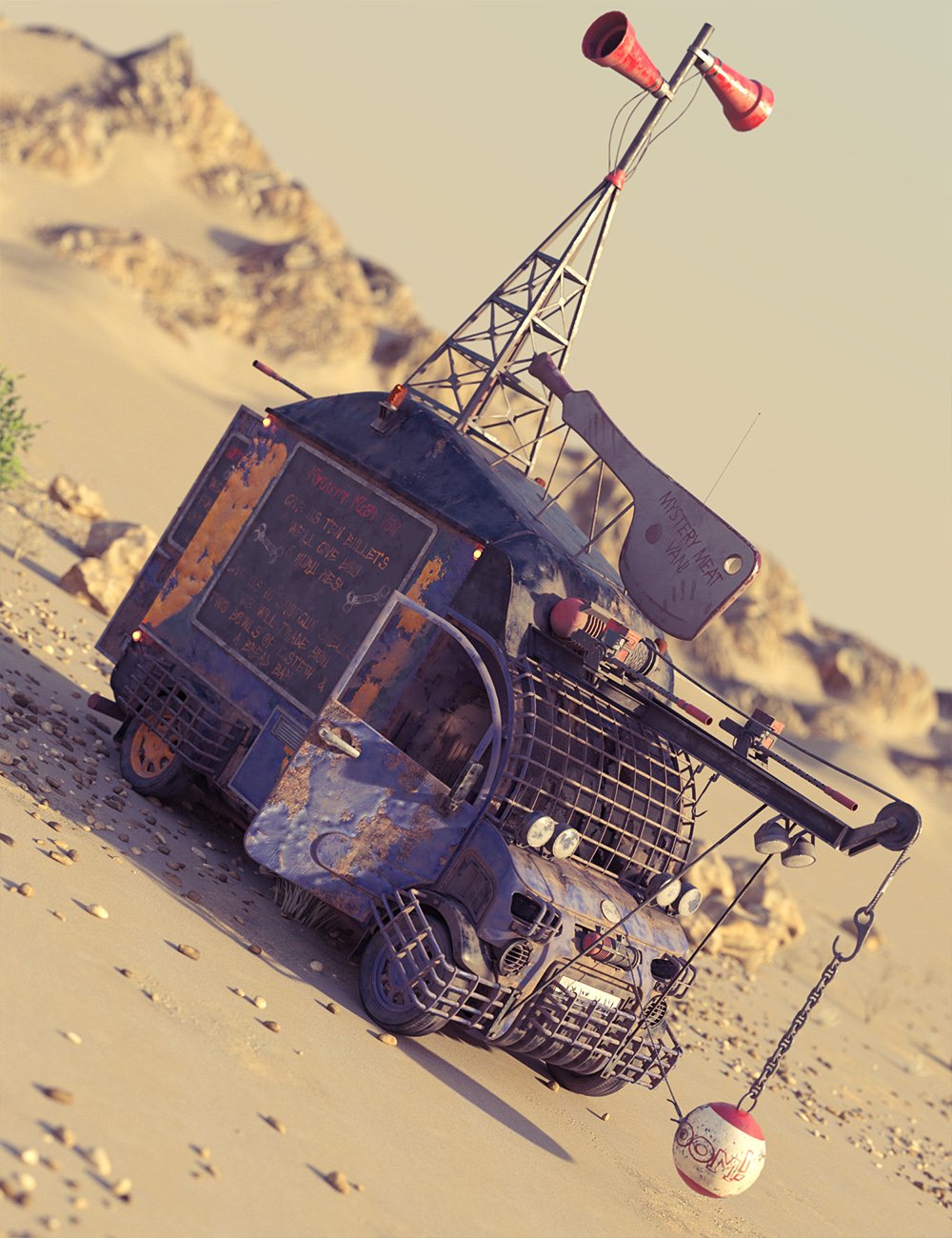 Apocalyptic Catering Truck by: ForbiddenWhispersDavid Brinnen, 3D Models by Daz 3D