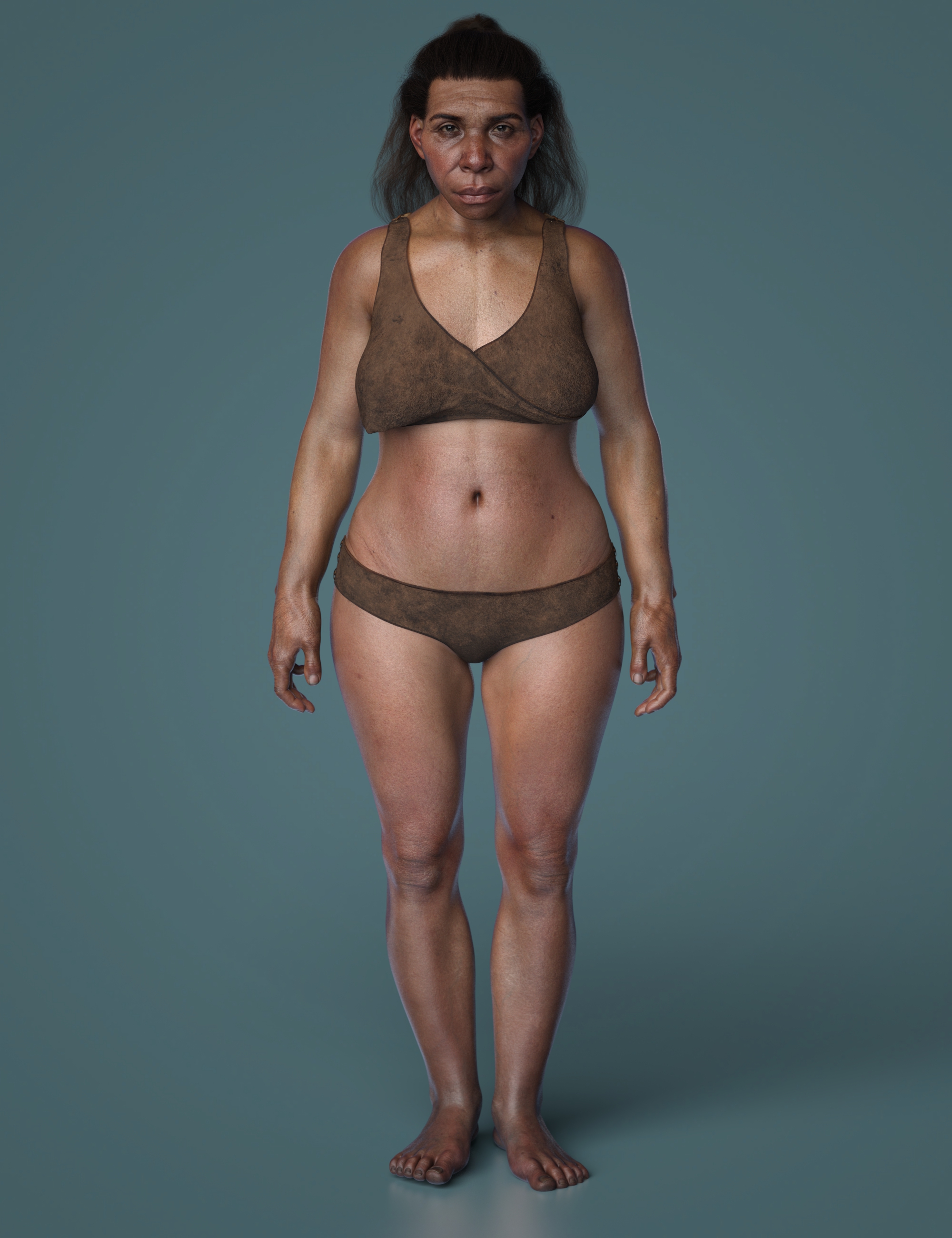 Neanderthal 9 Female Shape Add-On by: , 3D Models by Daz 3D