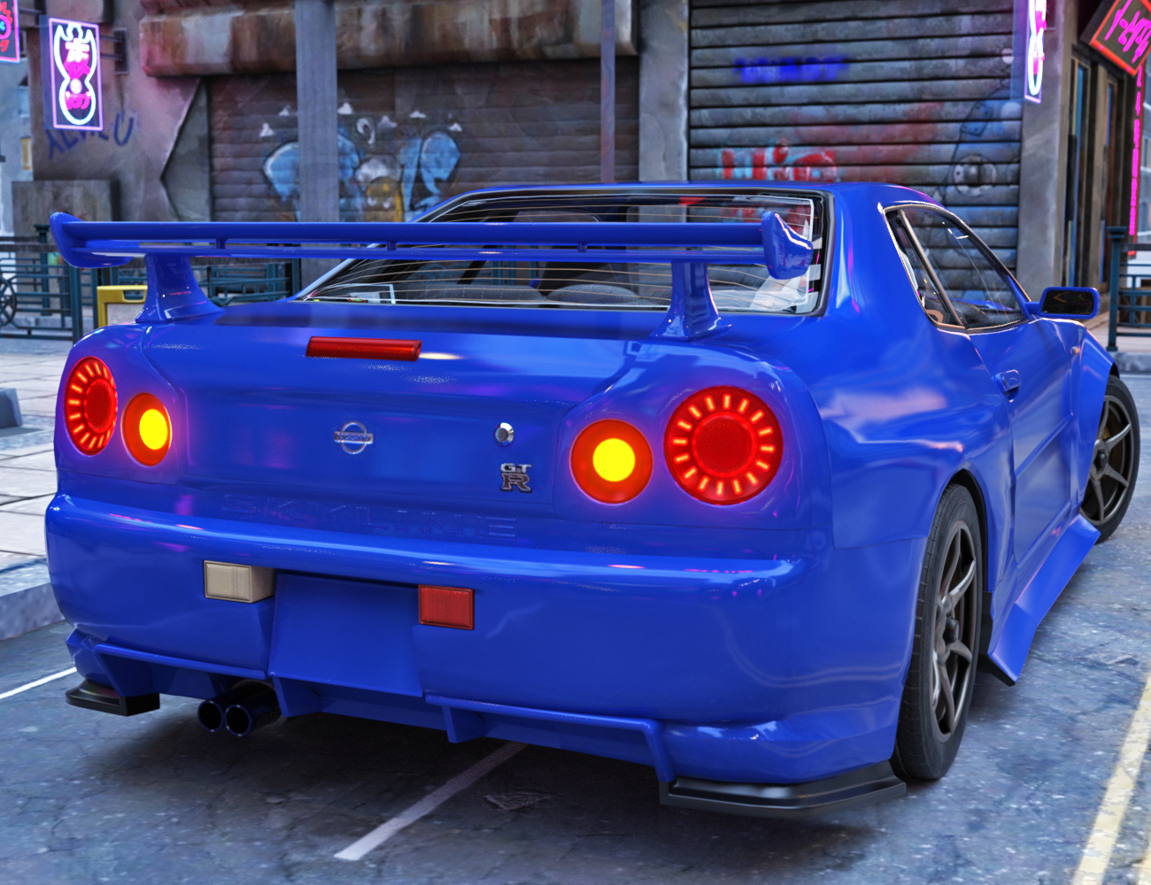 Quickmod Skyline Gtr Badging Add On Daz 3d