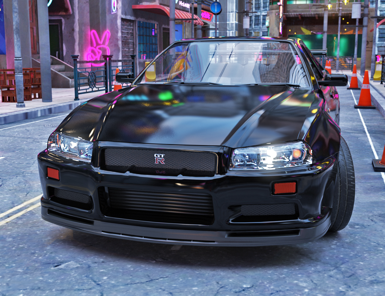 Quickmod Skyline Gtr Badging Add On Daz 3d