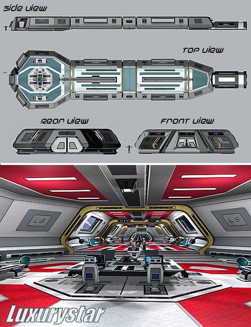 Luxurystar Luxurystar by: Kibarreto, 3D Models by Daz 3D