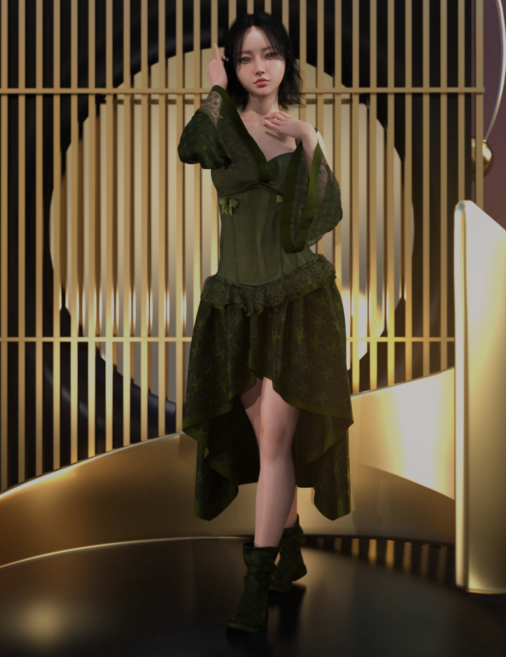 EG Elegant Poses for Genesis 9 by: , 3D Models by Daz 3D