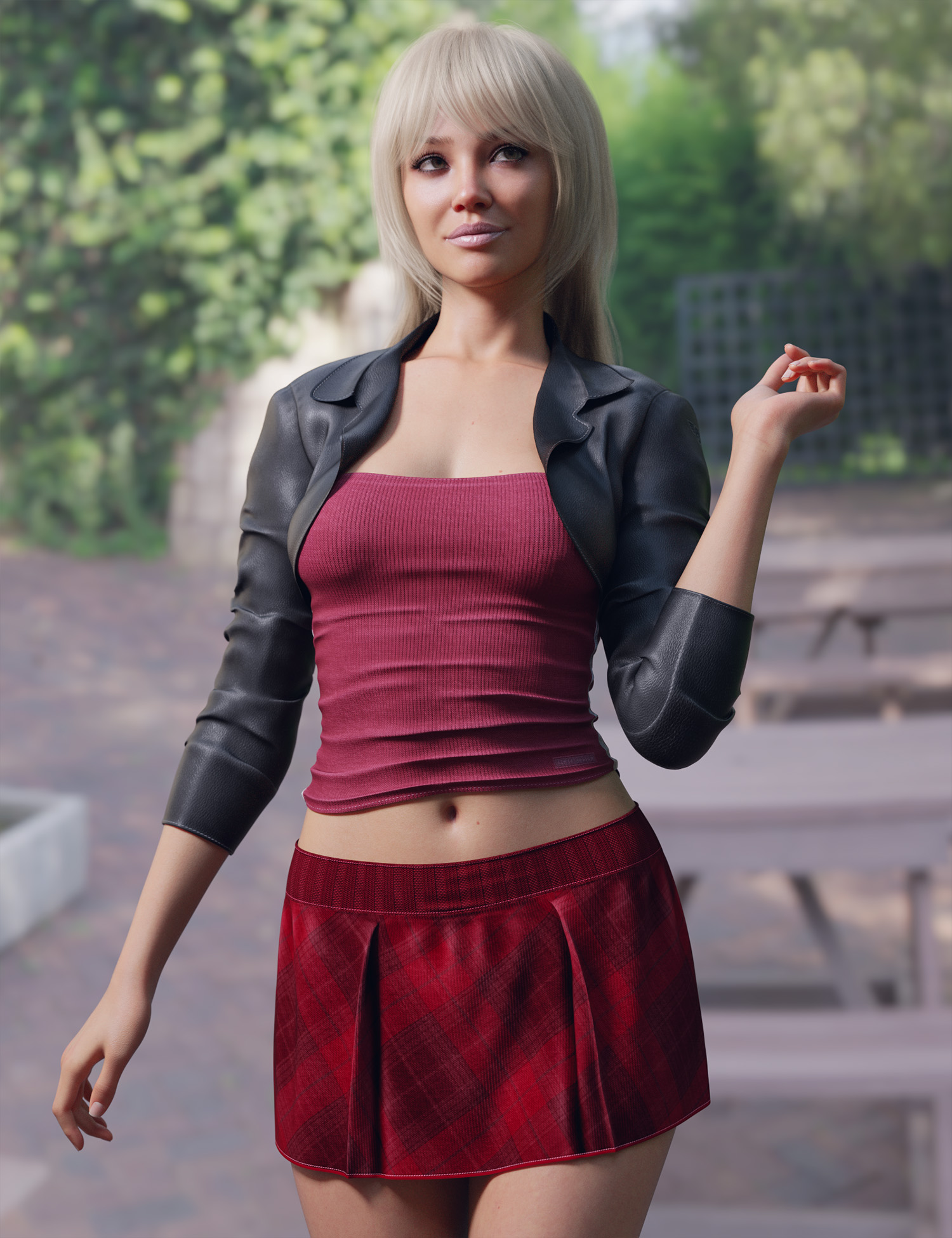 dForce Little Gossip Outfit for Genesis 9