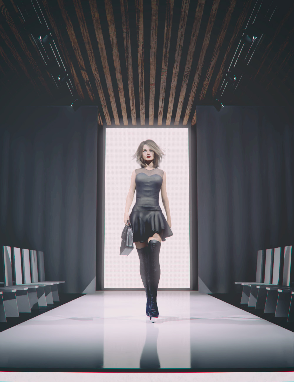 Fashion Show Runway by: Mely3D, 3D Models by Daz 3D