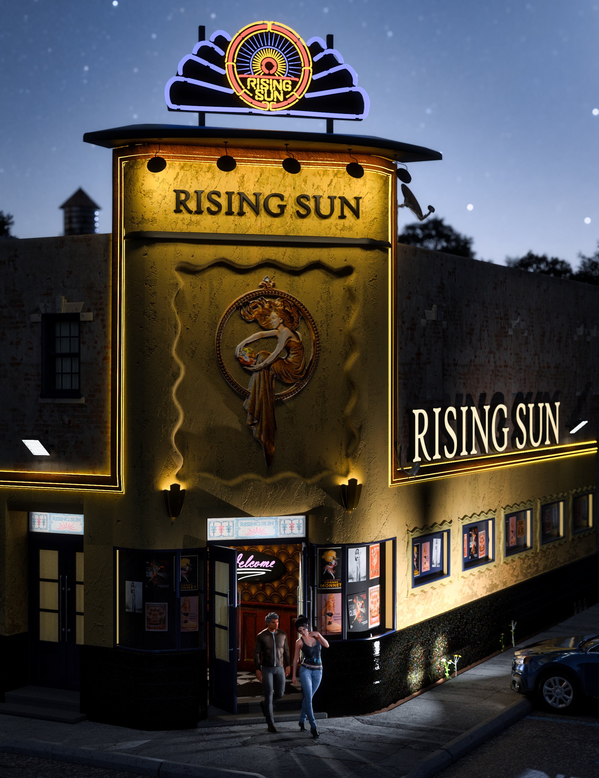Rising Sun Environment by: GCJellyfish, 3D Models by Daz 3D