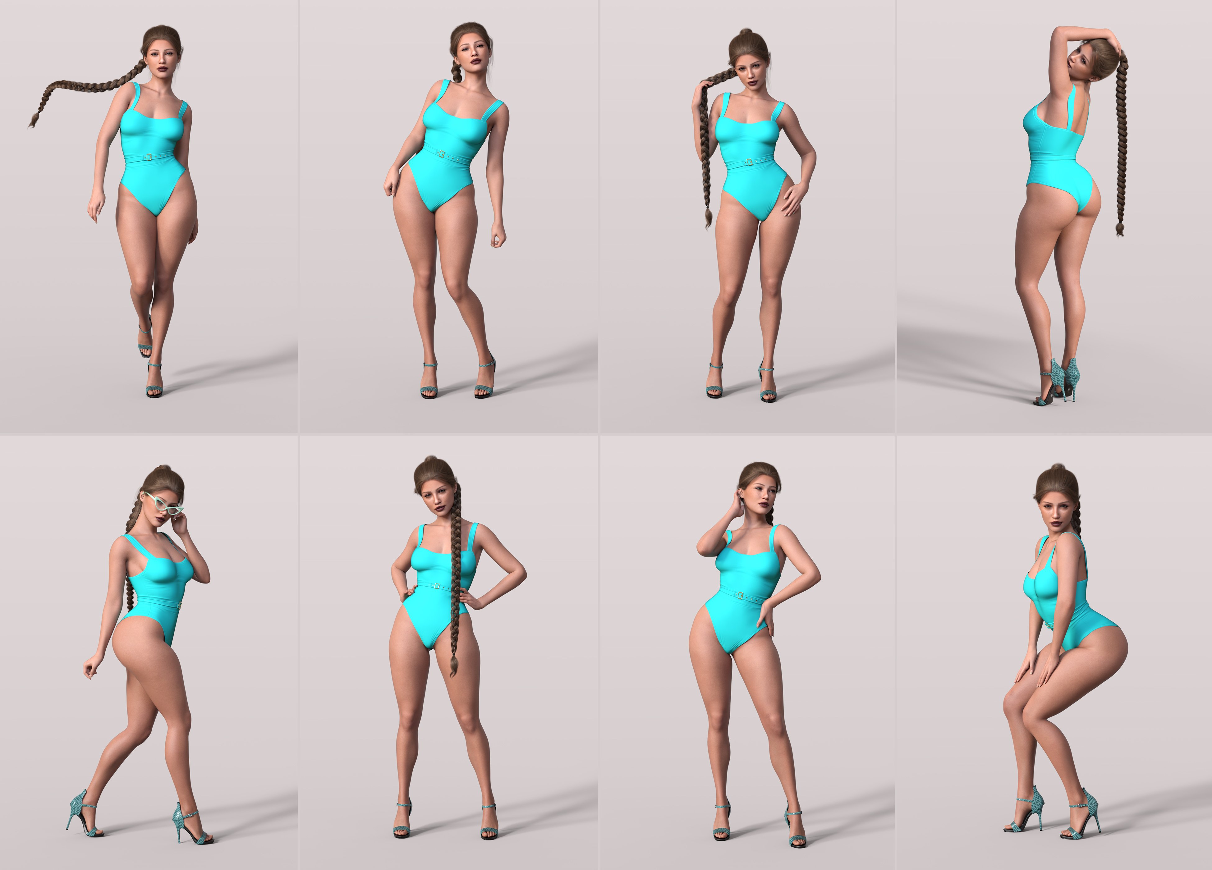 Z All That Swagger Shape and Pose Mega Set for Genesis 9