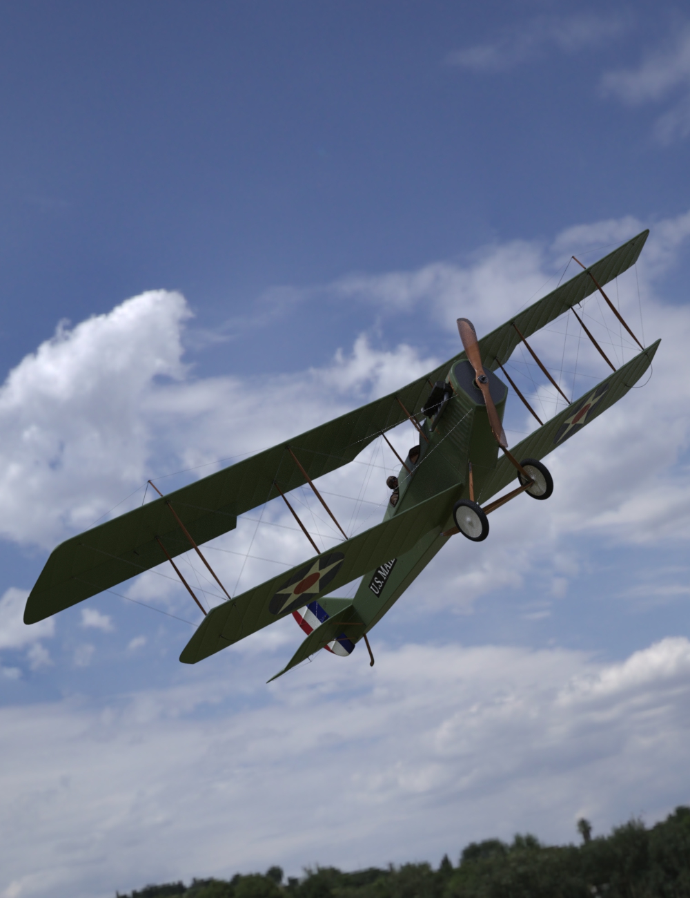 Curtiss Jenny by: Falcontruth, 3D Models by Daz 3D