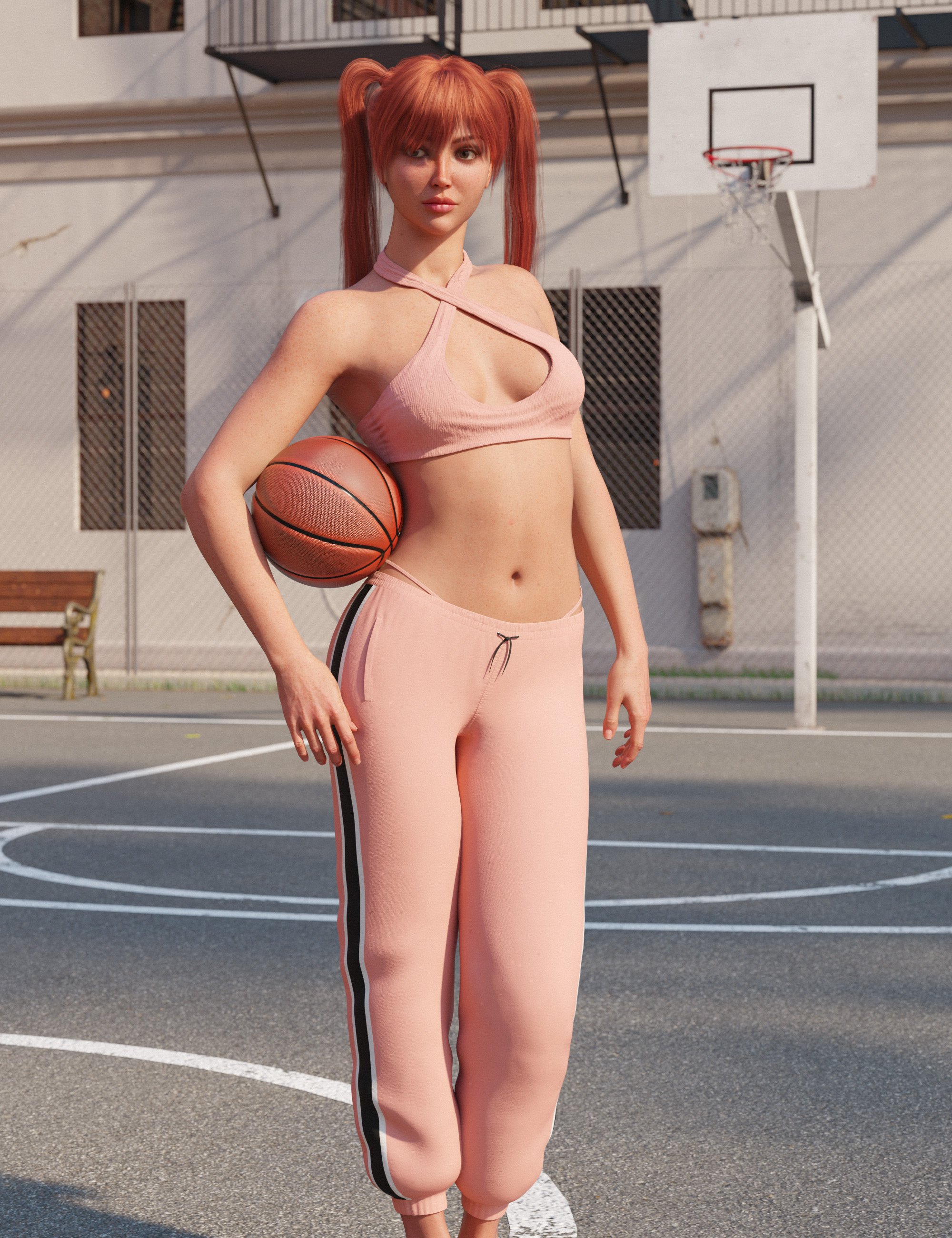 Katy Outfit for Genesis 9 by: PrefoX, 3D Models by Daz 3D