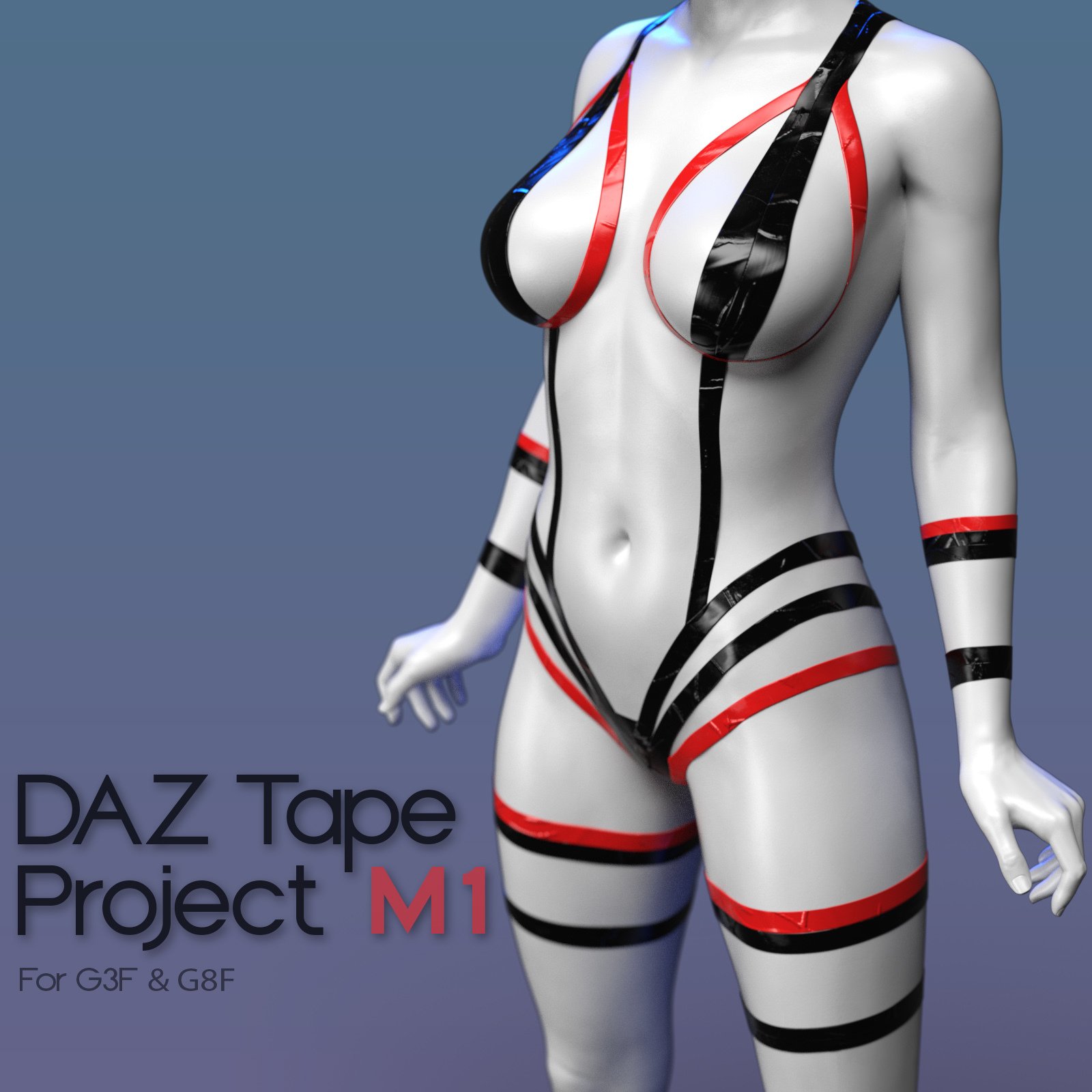 Daz Tape Project M1 by: devianttuna13, 3D Models by Daz 3D