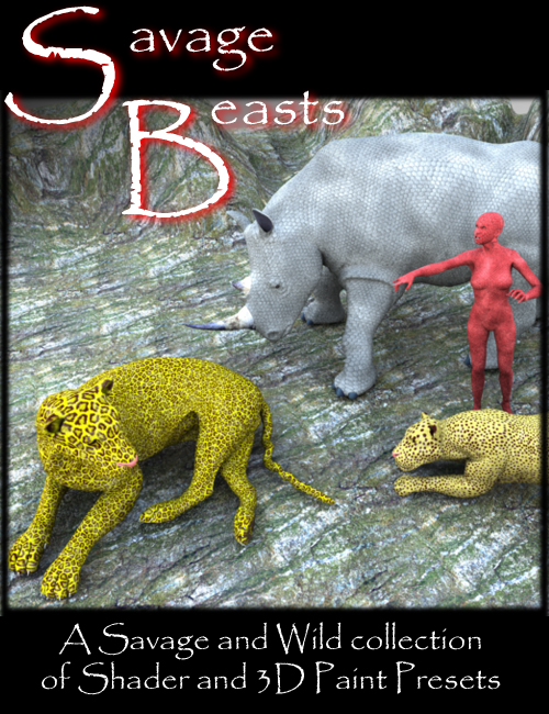 CPMS Savage Beasts by: MatCreator, 3D Models by Daz 3D