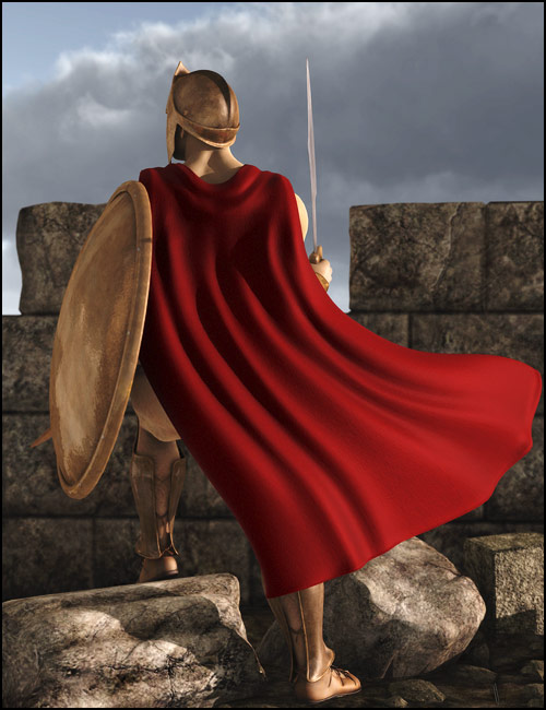 Spartan Warrior by: Lourdes, 3D Models by Daz 3D