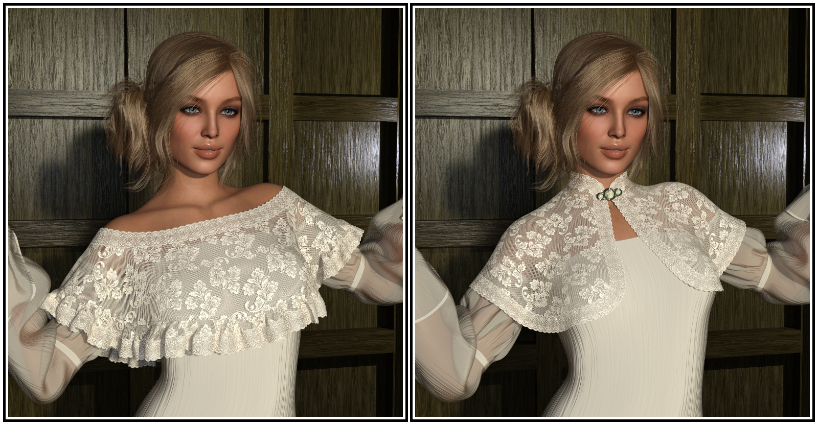 dForce - Adornments C & D for G8F by: Lully, 3D Models by Daz 3D