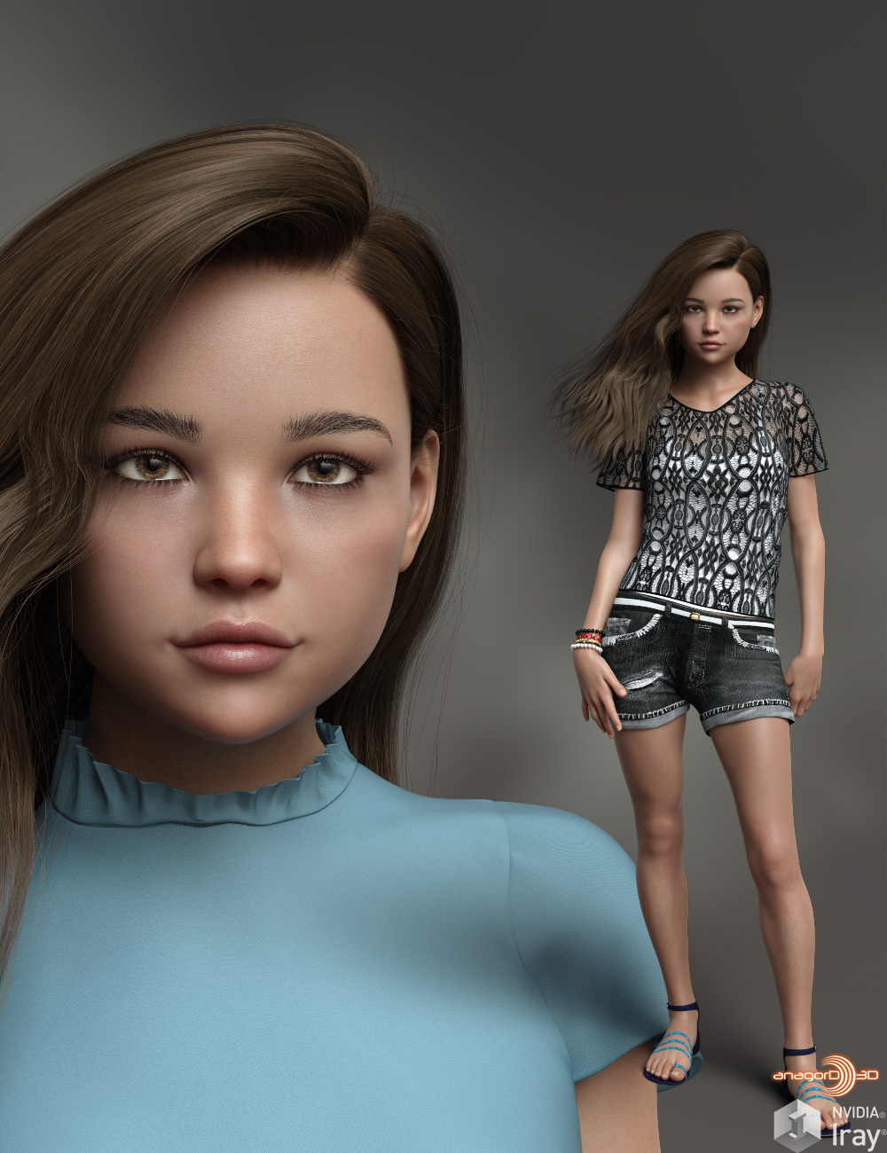 Anagord Teens G8F Vol 7 | Daz 3D