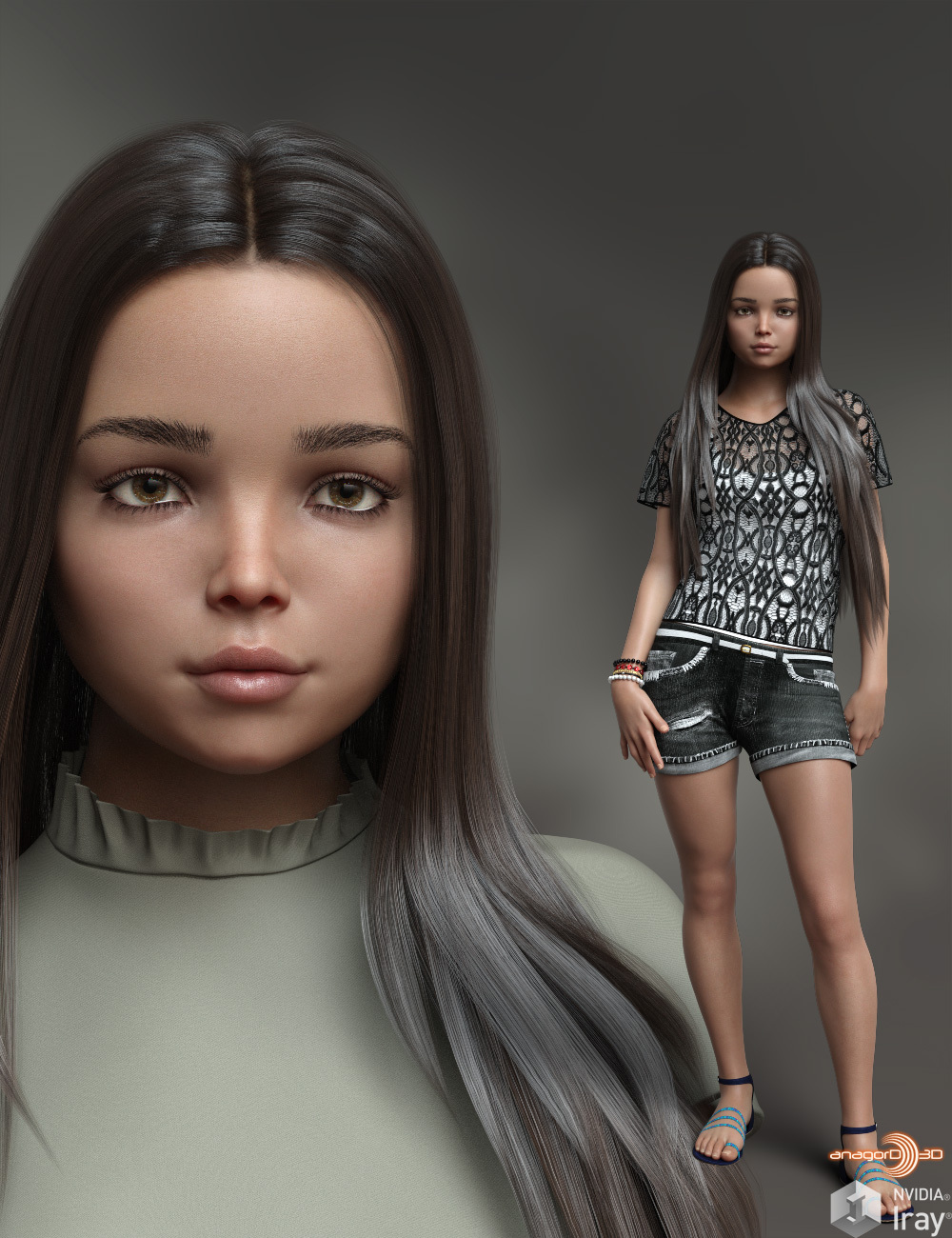 Anagord Teens G8F Vol 7 | Daz 3D