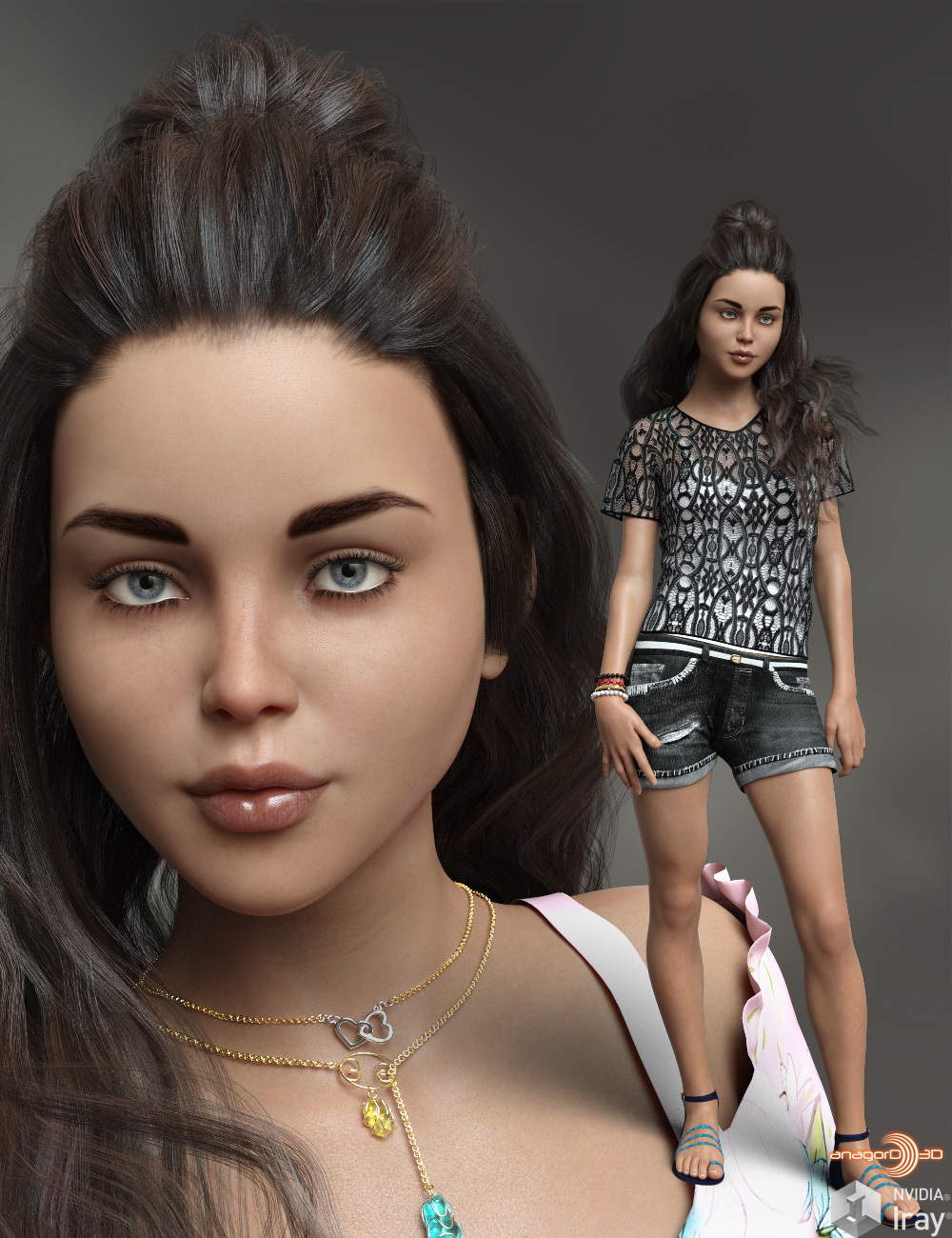 Anagord Teens G8F Vol 8 by: Anagord, 3D Models by Daz 3D
