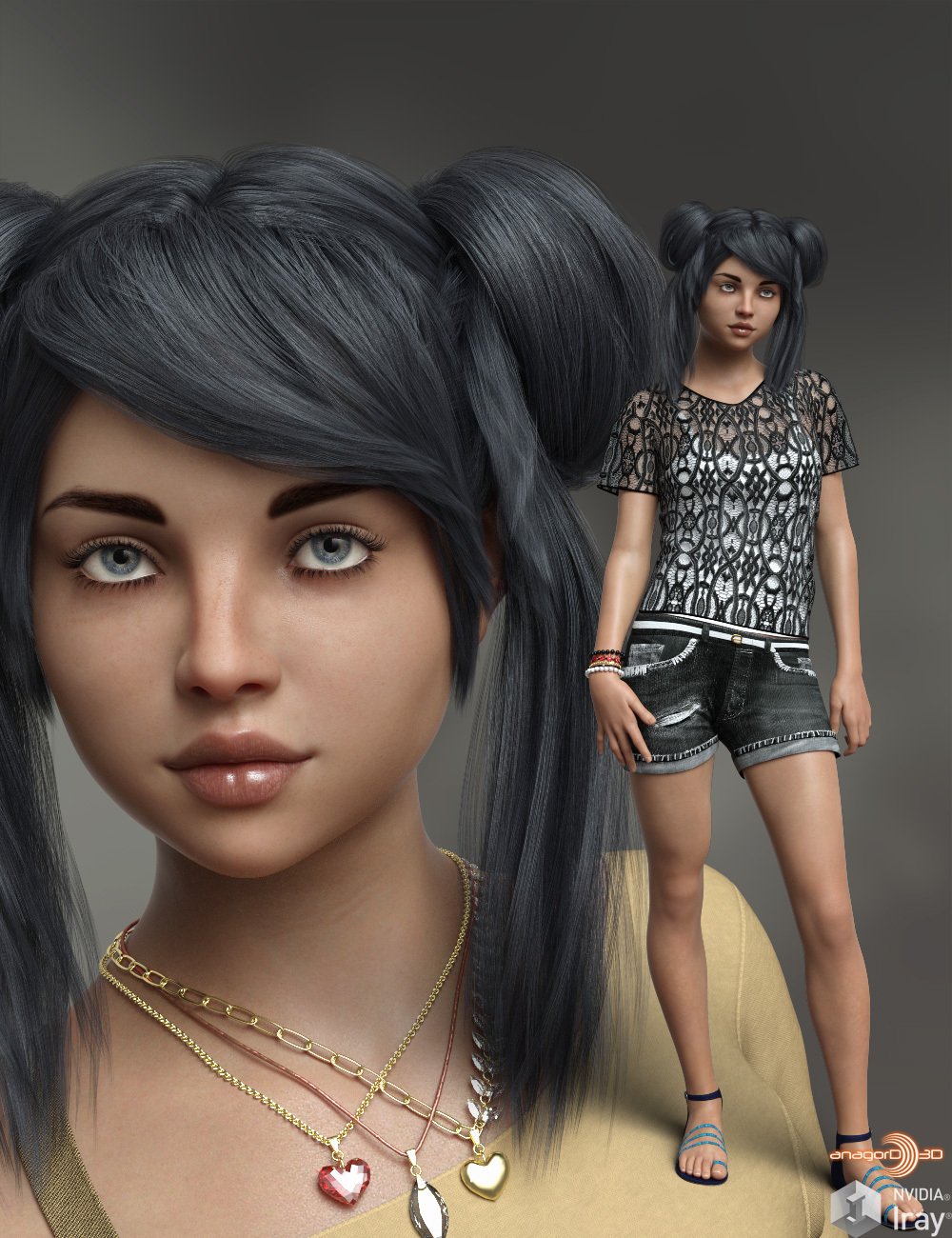 Anagord Teens G8F Vol 8 | Daz 3D