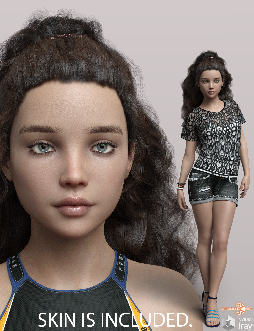 Anagord Teens G8F Vol 10 by: Anagord, 3D Models by Daz 3D