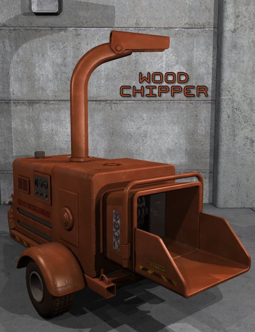 Wood Chipper by: Nightshift3D, 3D Models by Daz 3D