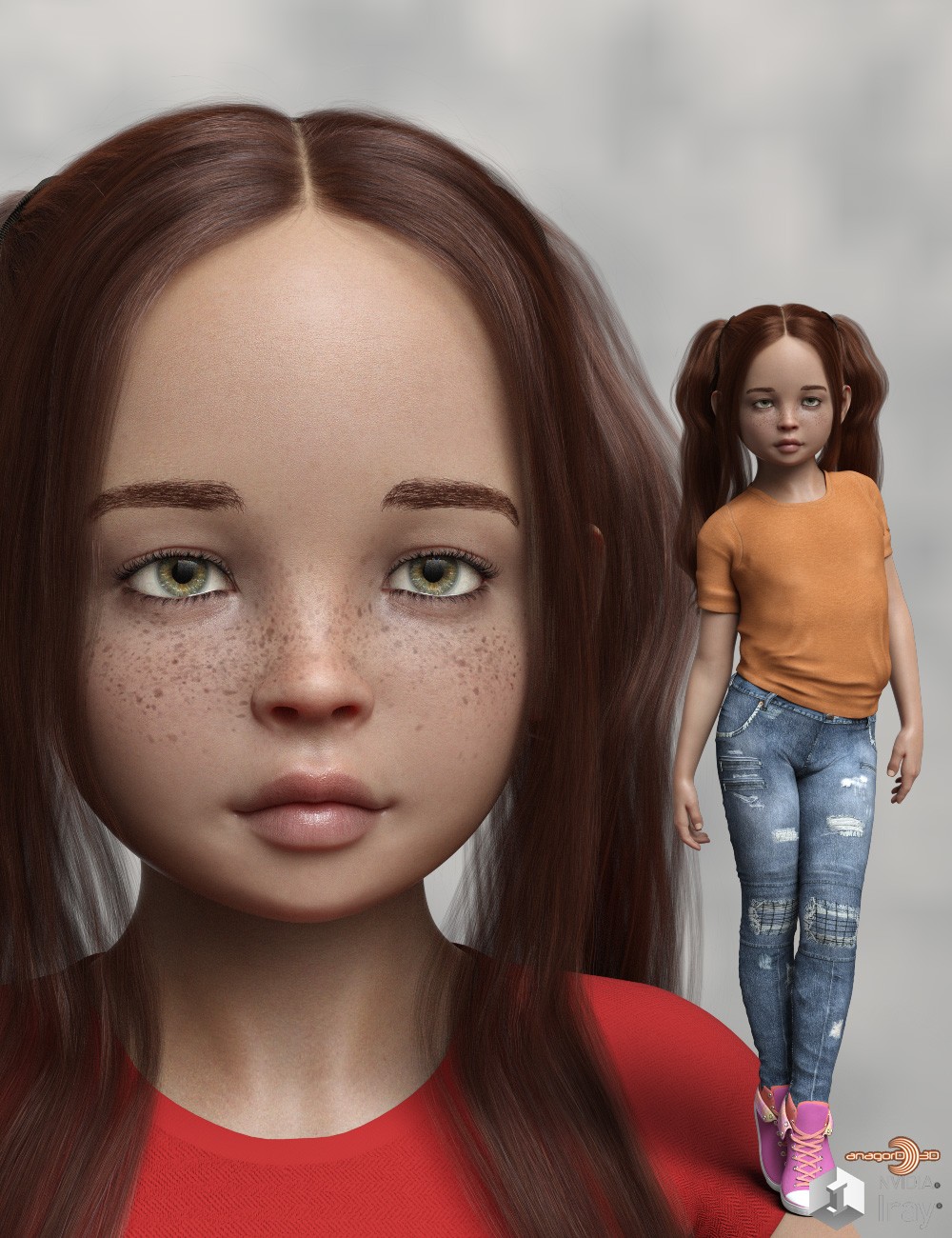 Anagord Toddlers G8F Vol 8 by: Anagord, 3D Models by Daz 3D