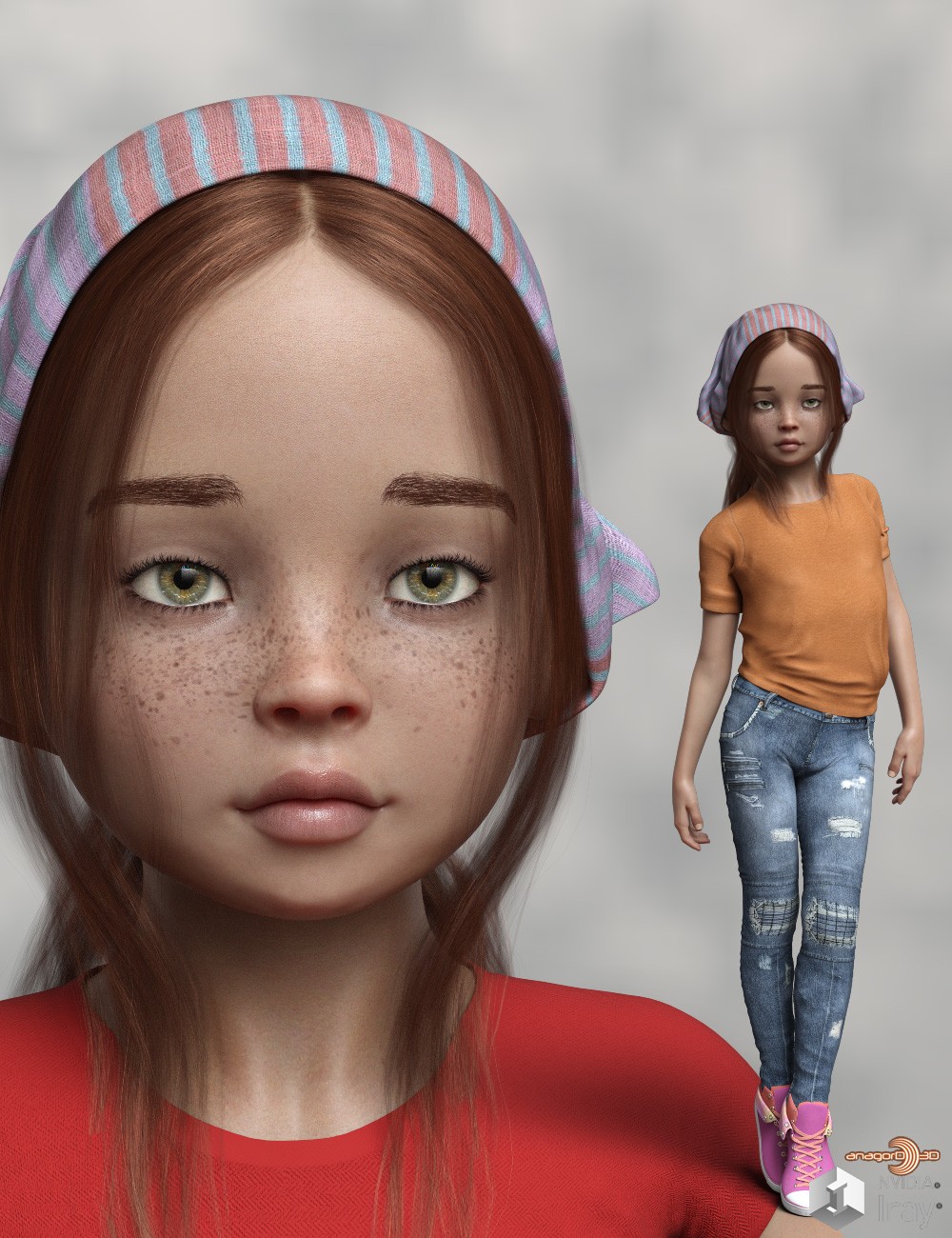 Anagord Toddlers G8F Vol 8 | Daz 3D