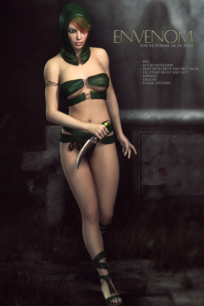 Envenom by: Lilflame, 3D Models by Daz 3D