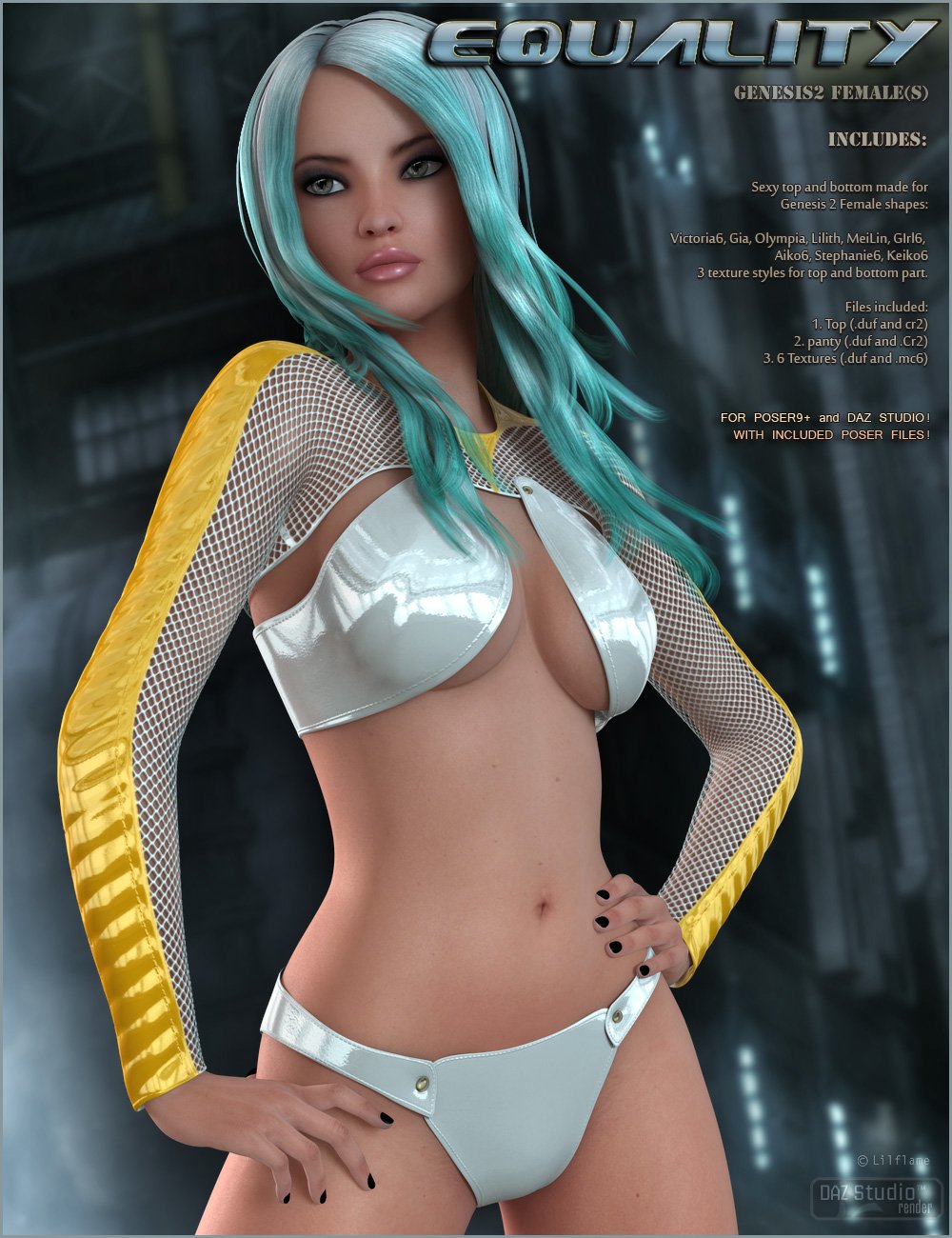 Equality for G2F by: Lilflame, 3D Models by Daz 3D