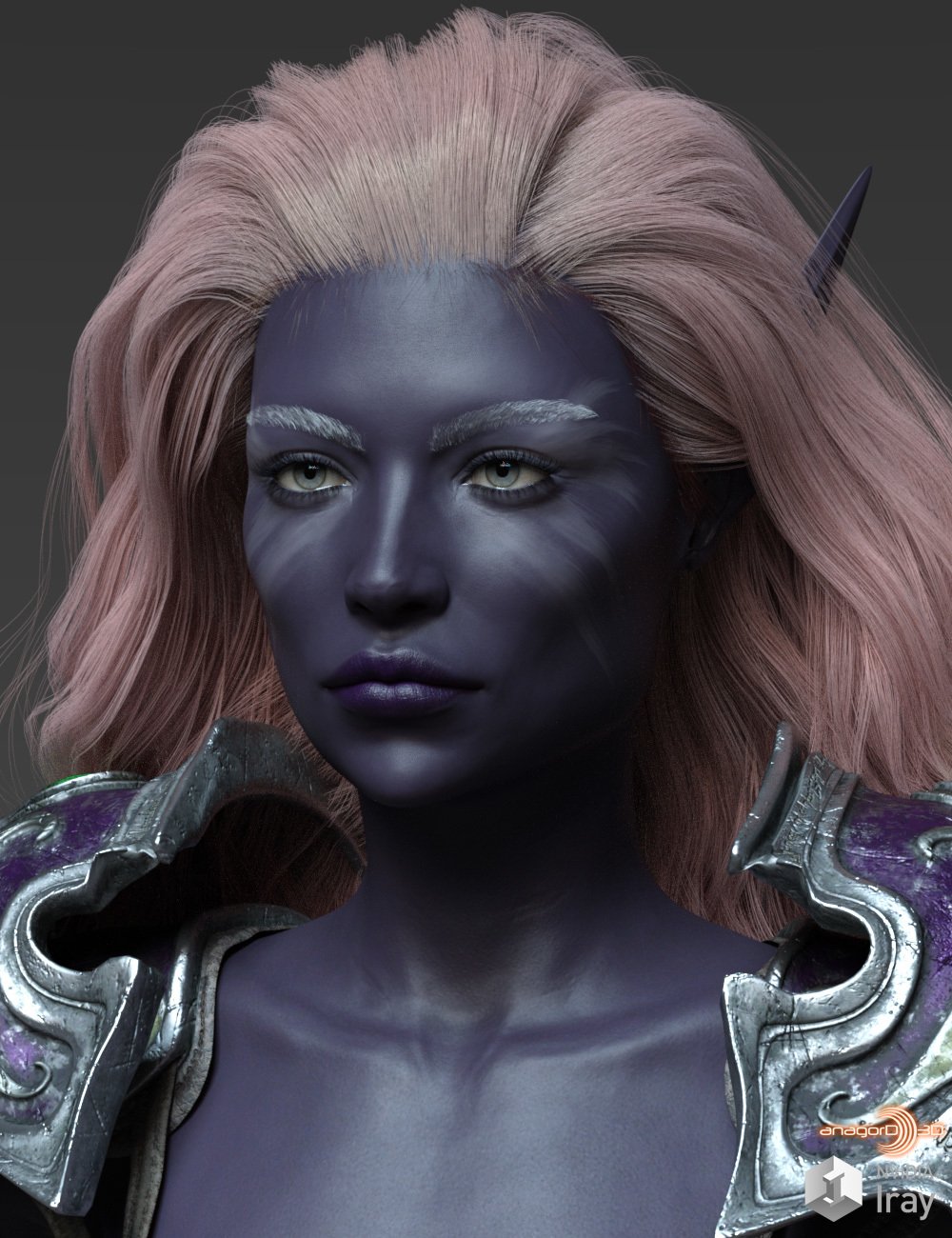 Venrel HD for Victoria 8 by: Anagord, 3D Models by Daz 3D